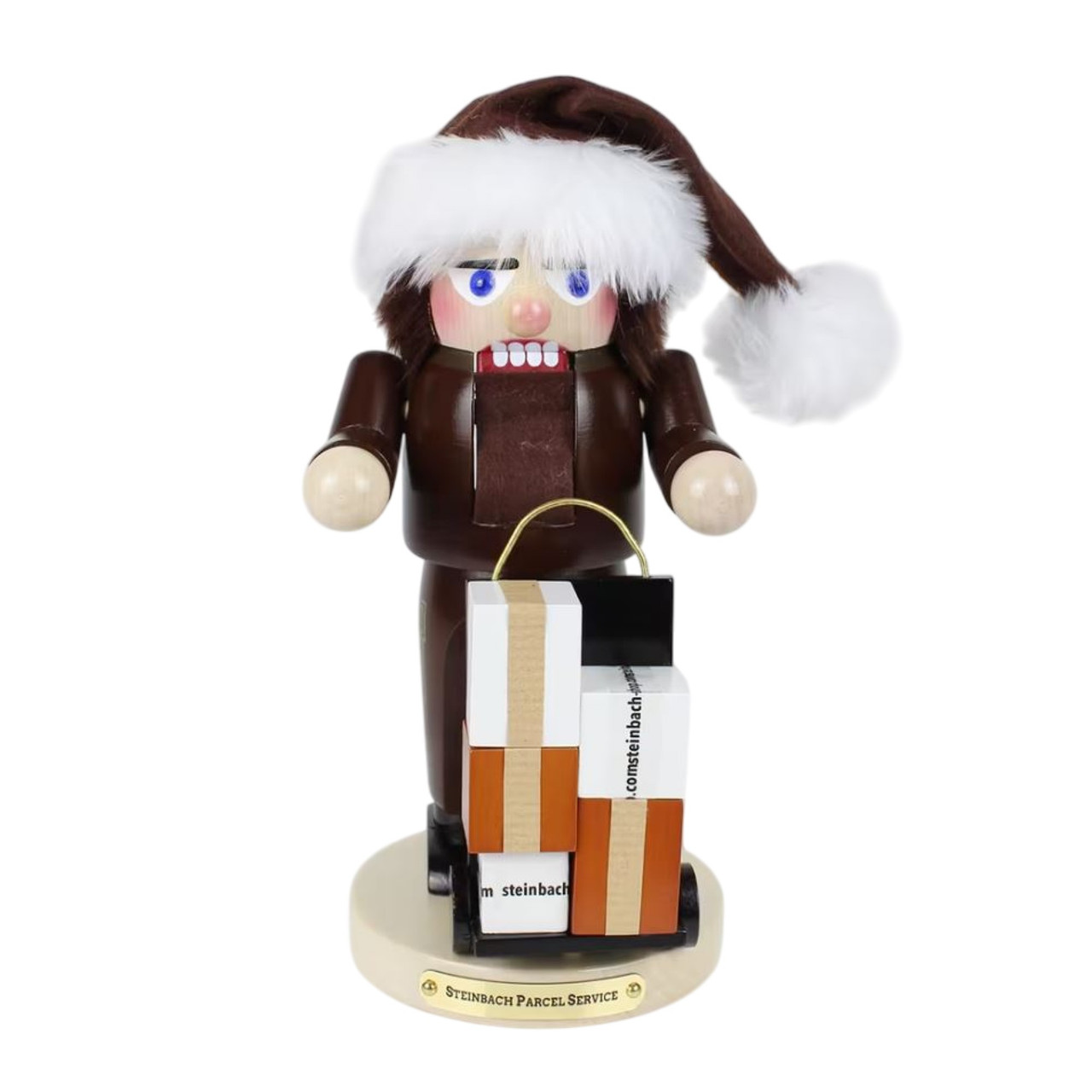 Steinbach Wooden Chubby Nutcracker, SPS-Deliverer - Thumbnail 3