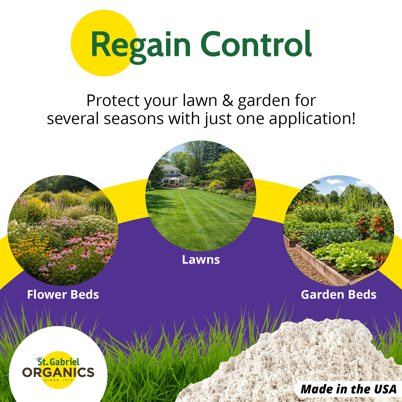 St. Gabriel Organics Milky Spore Japanese Beetle Grub Killer