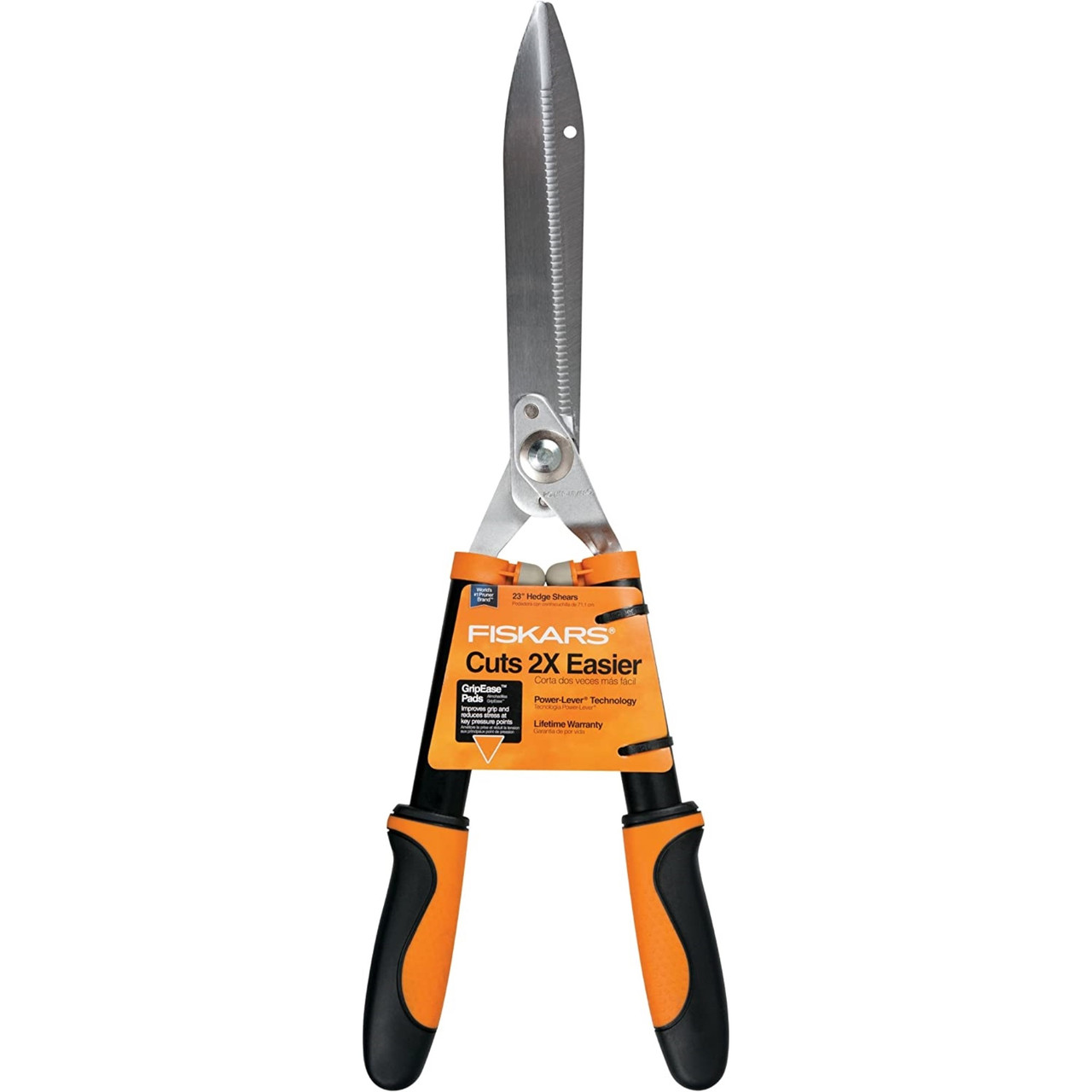 Fiskars Power-Lever Steel Handle Hedge Shears