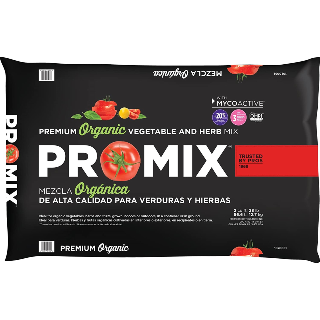 PRO-MIX Organic Vegetable and Herb Soil Mix