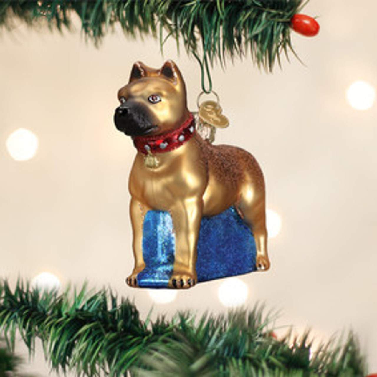 Old World Christmas Dog Collection Glass Blown Ornaments for Christmas Tree Greyhound