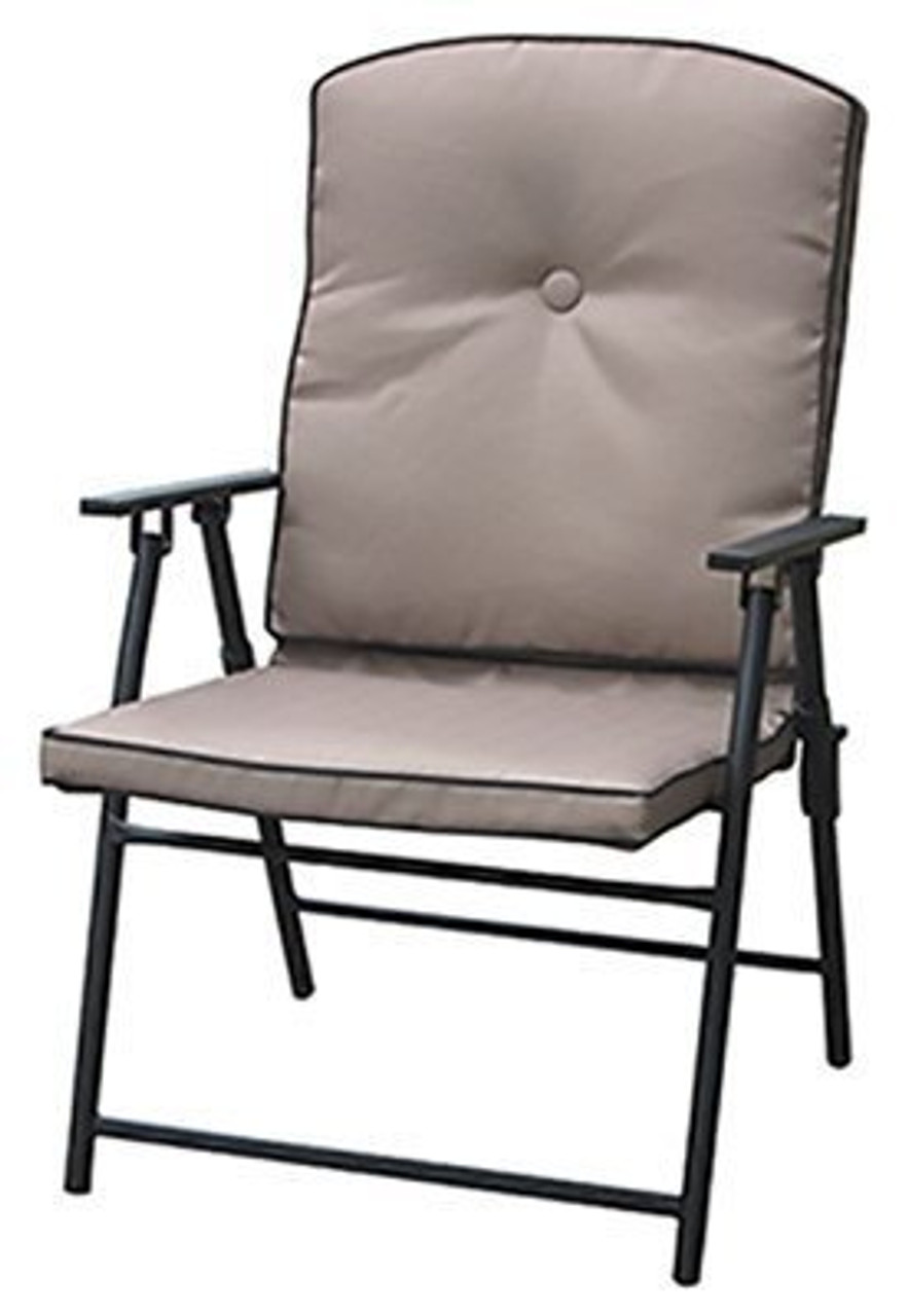 outdoor padded folding chairs with arms