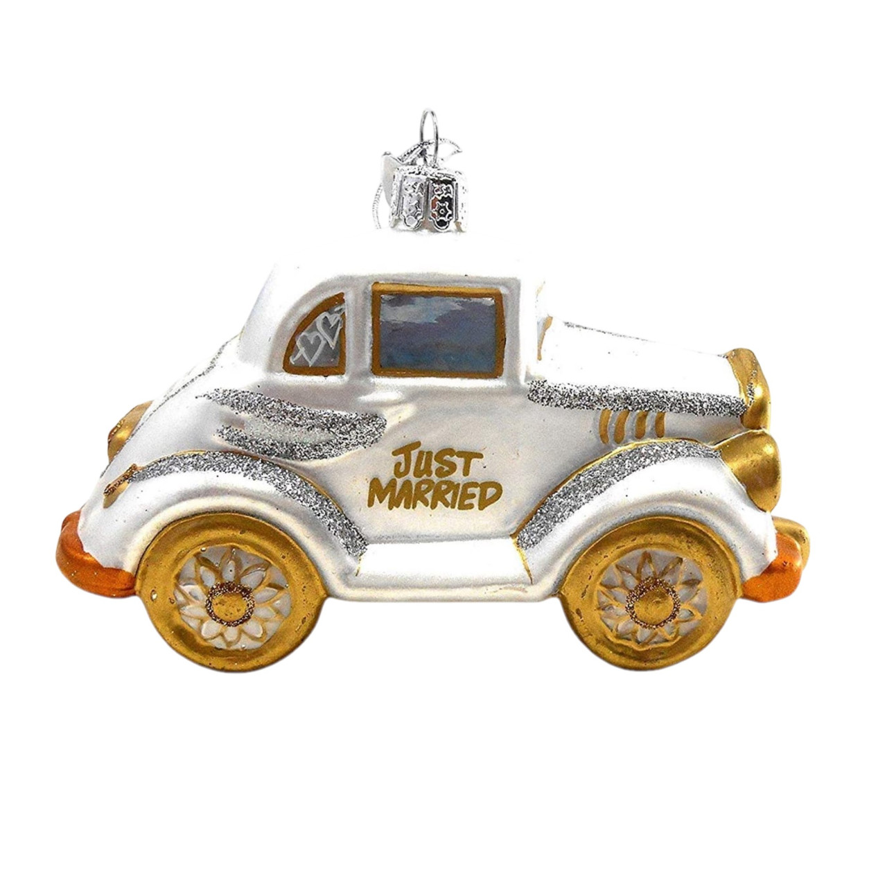 Kurt Adler Noble Gems Wedding Car Ornament - Thumbnail 3