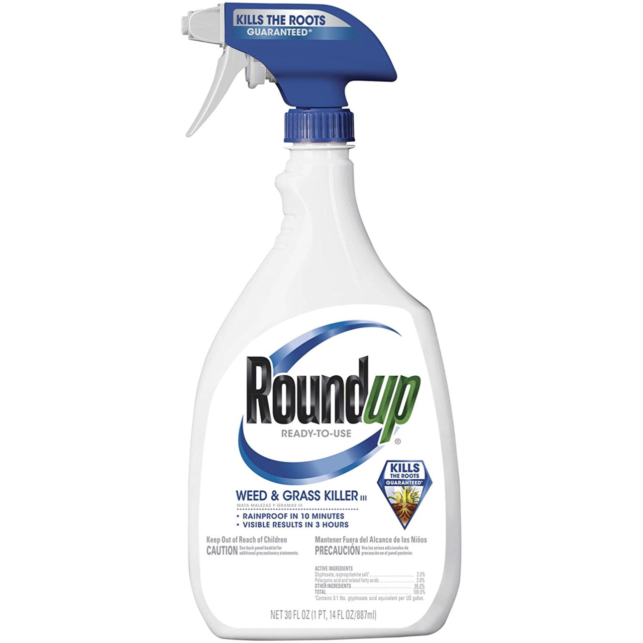 Roundup 5003410 Weed and Grass Killer III Ready-to-Use Trigger Spray ...