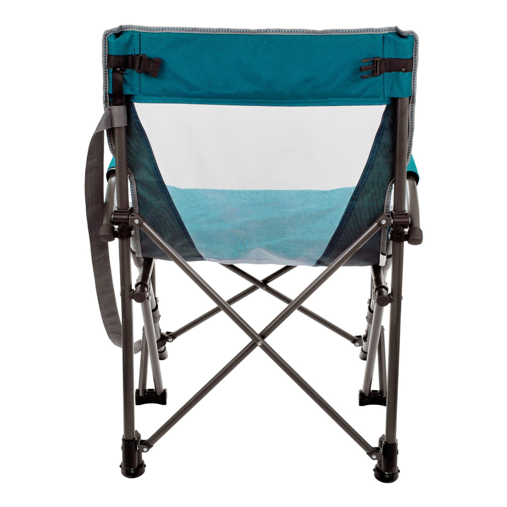 Zenithen Limited Padded Hard Arm Outdoor Rocker Chair for Camping/Sporting Events, Teal