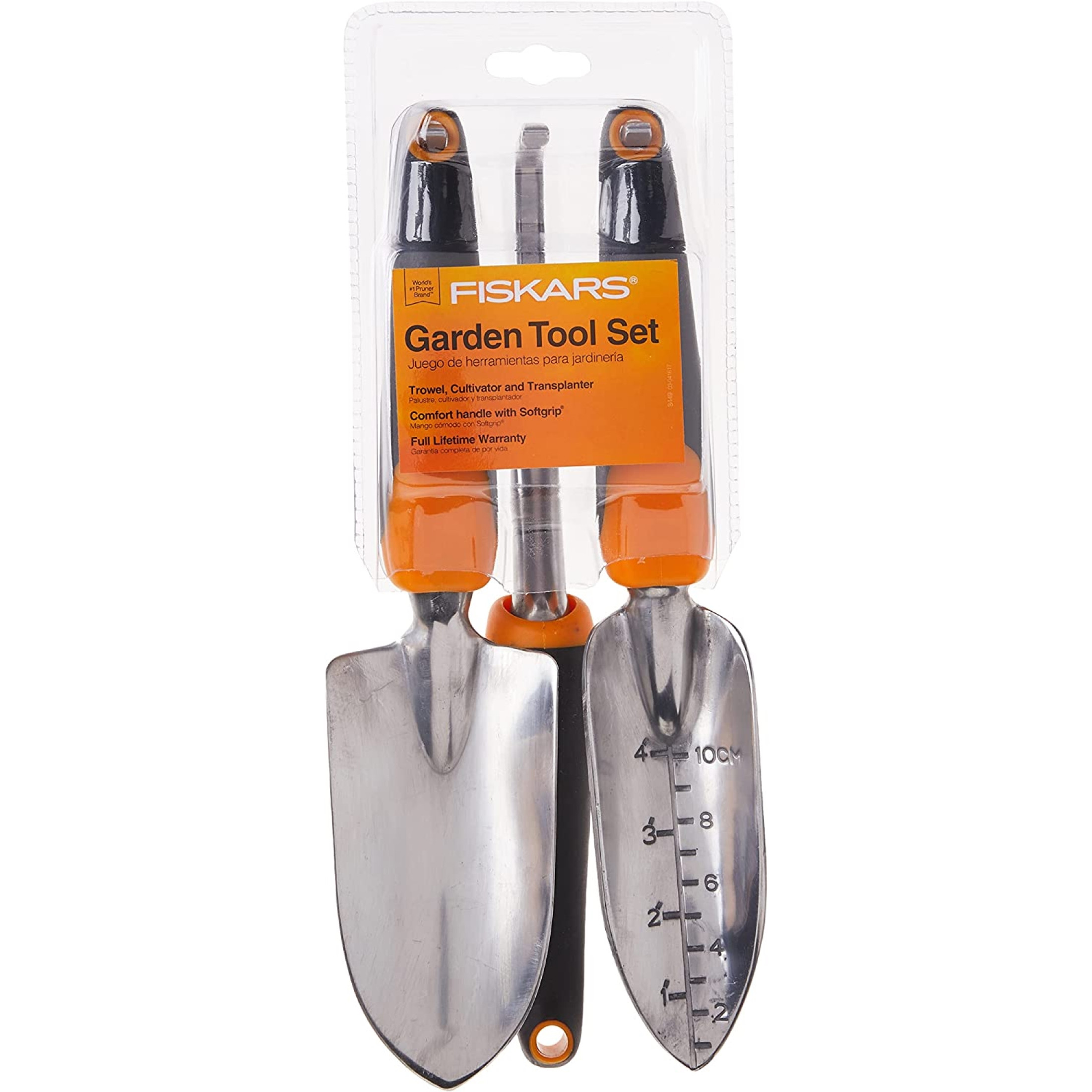 Fiskars Ergo Garden Aluminum Tool Set with Softgrip Handles, 3-Piece