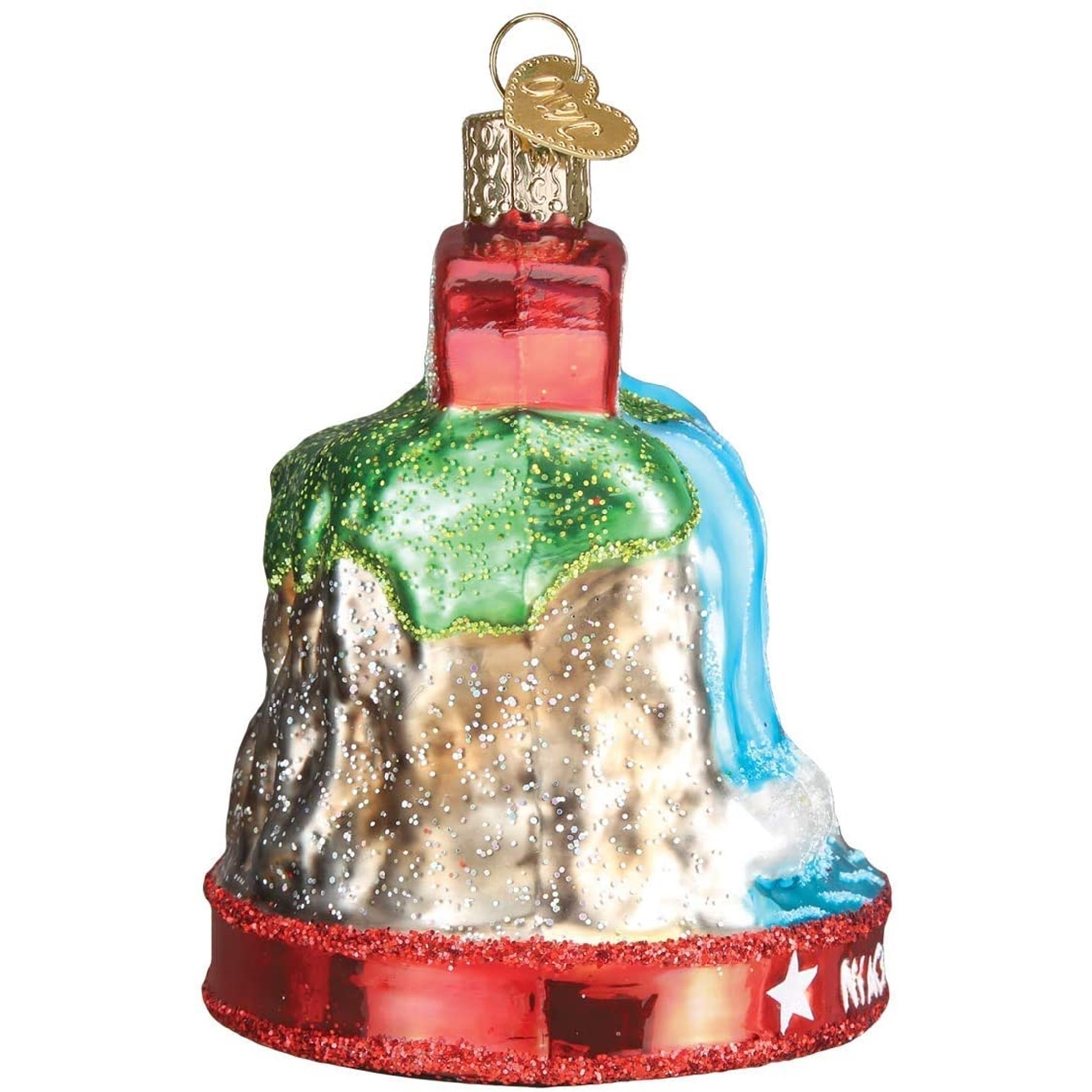 Old World Christmas Glass Ornament for Christmas Tree, Niagara Falls