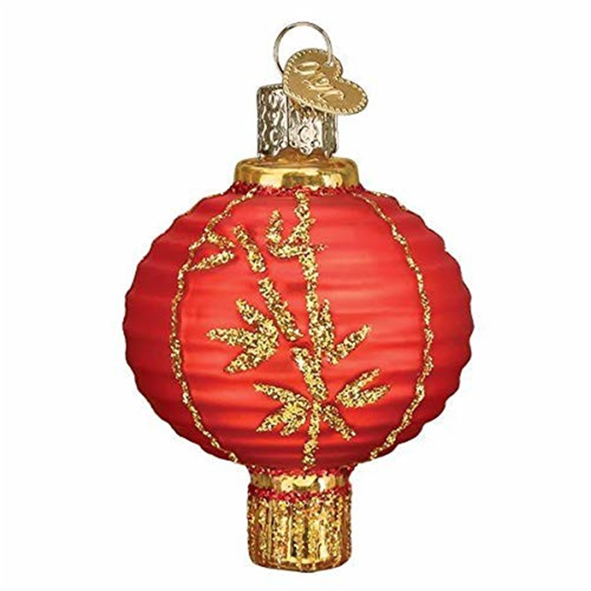 Old World Christmas Glass Blown Ornament for Christmas Tree, Chinese Lantern Tree