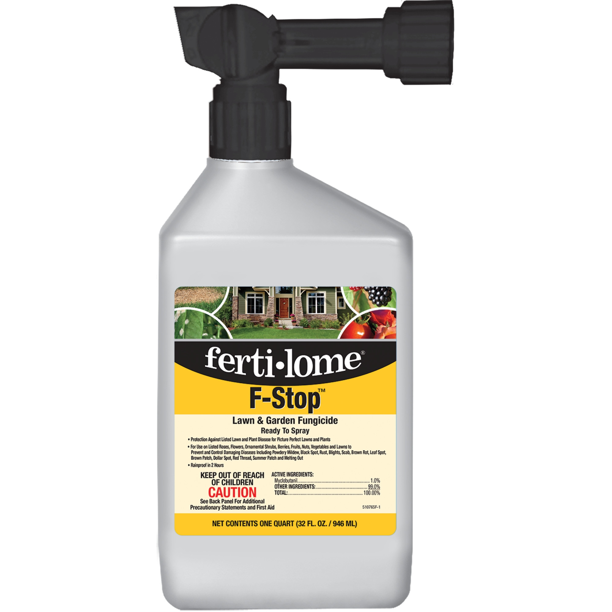 Fertilome F-Stop Systemic Turfgrass Fungicide, Ready-to-Spray, 32fl oz
