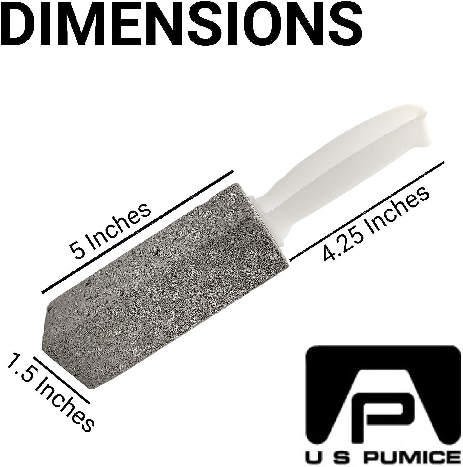 Pumie Pumice Stone Toilet Bowl Ring Remover – Odor-Free, No Chemicals, Eco-Friendly