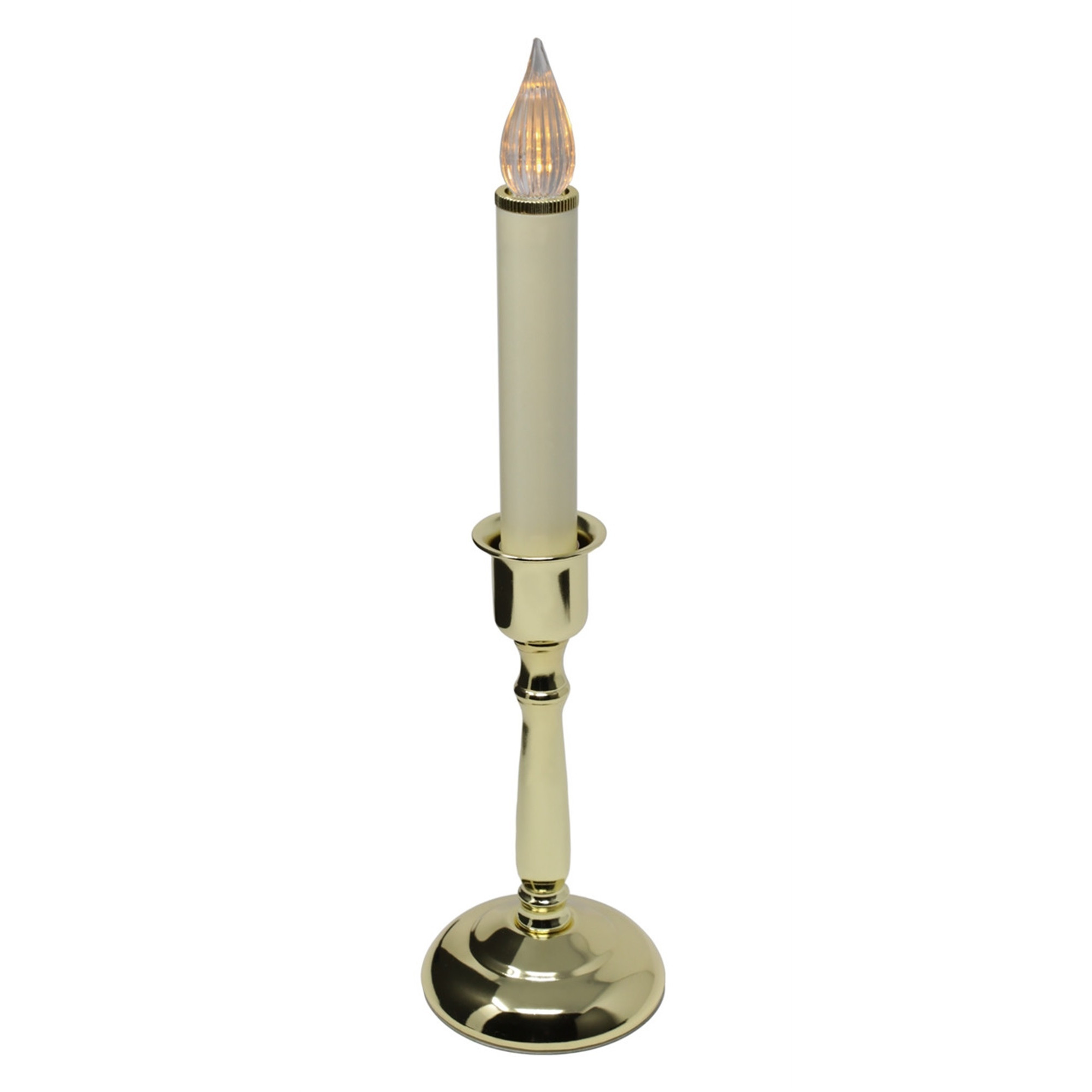IMC Bayside B/O LED Window Candle with Sensor, 11.5", Brass (Qty 1)