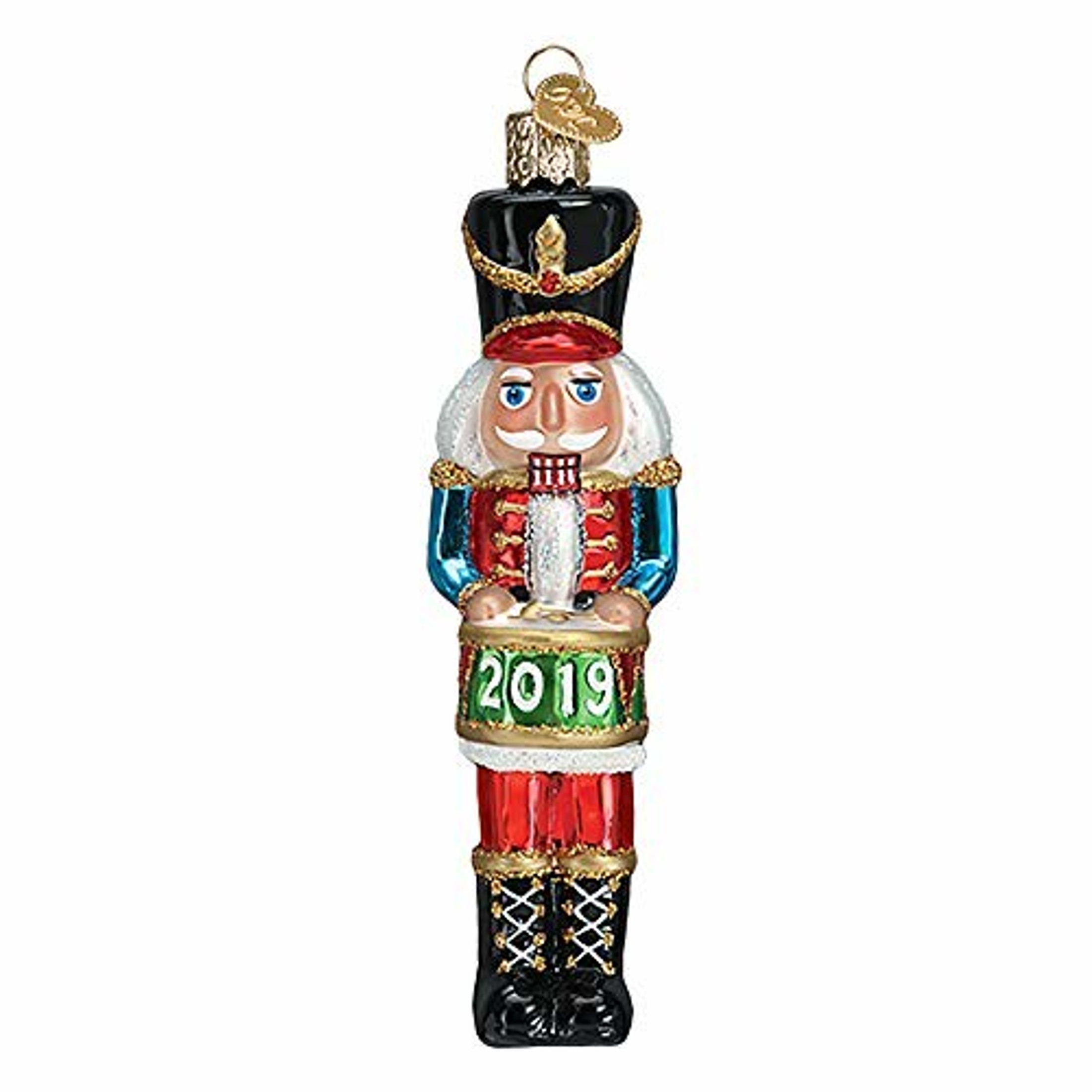 Old World Christmas Glass Blown 2019 Nutcracker Ornament