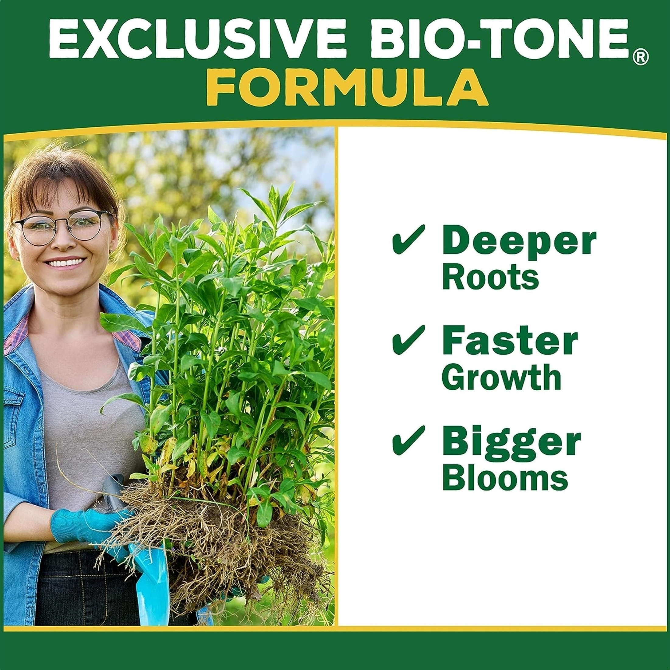 Espoma Organic Bio-tone Starter All-Natural Plant Food for Organic Gardening, Prevents Transplant Loss, 25lb