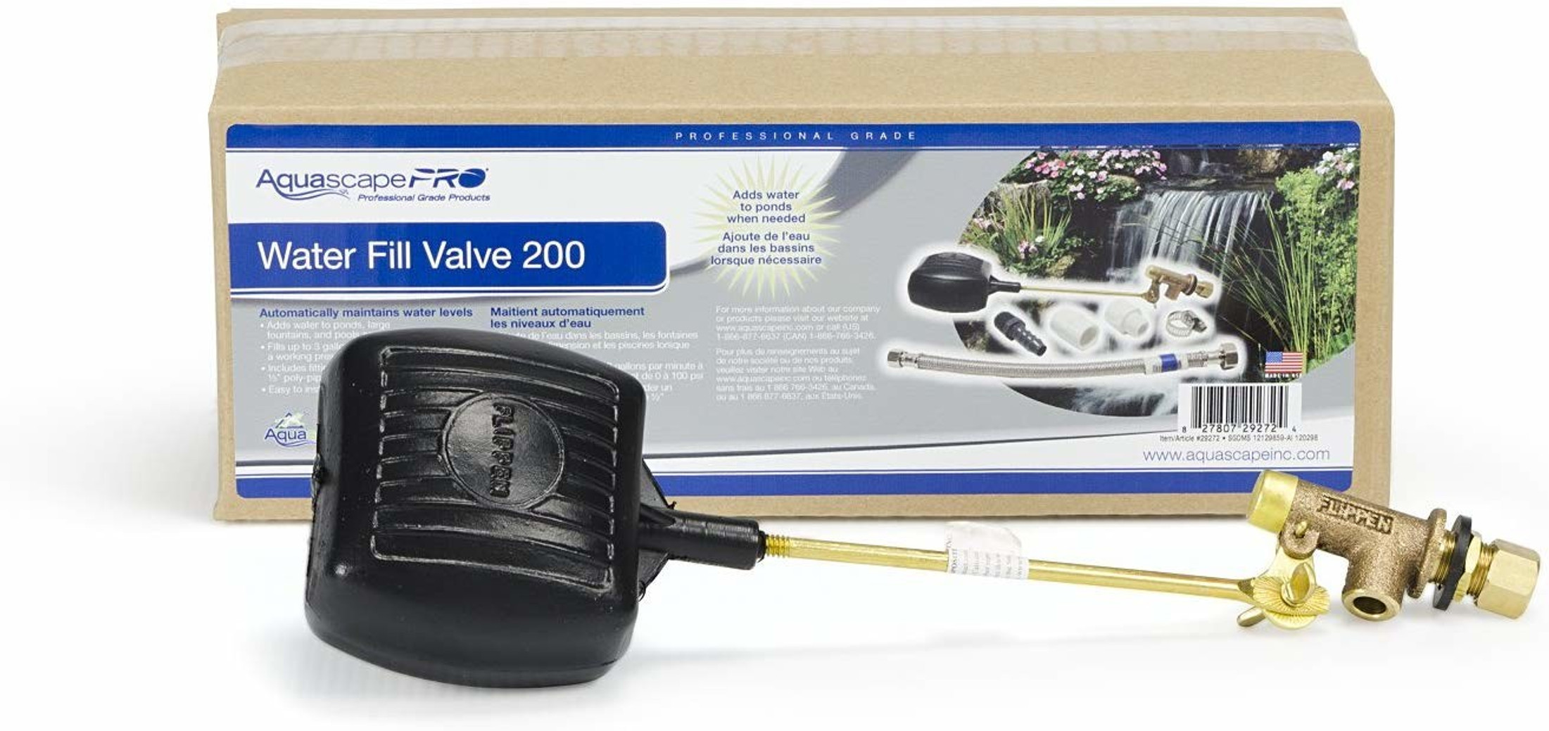 Aquascape Water Fill Valve 200 for Pond, Waterfall, Landscape, & Garden Features