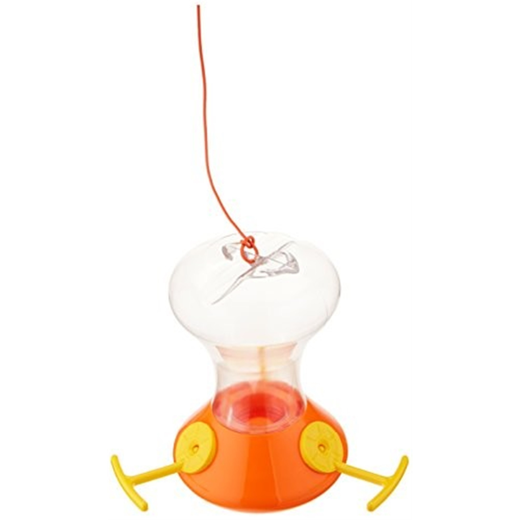 Songbird Essentials Fliteline Junior Oriole Bird Feeder with 3 Feeding Ports, 30oz Nectar Capacity