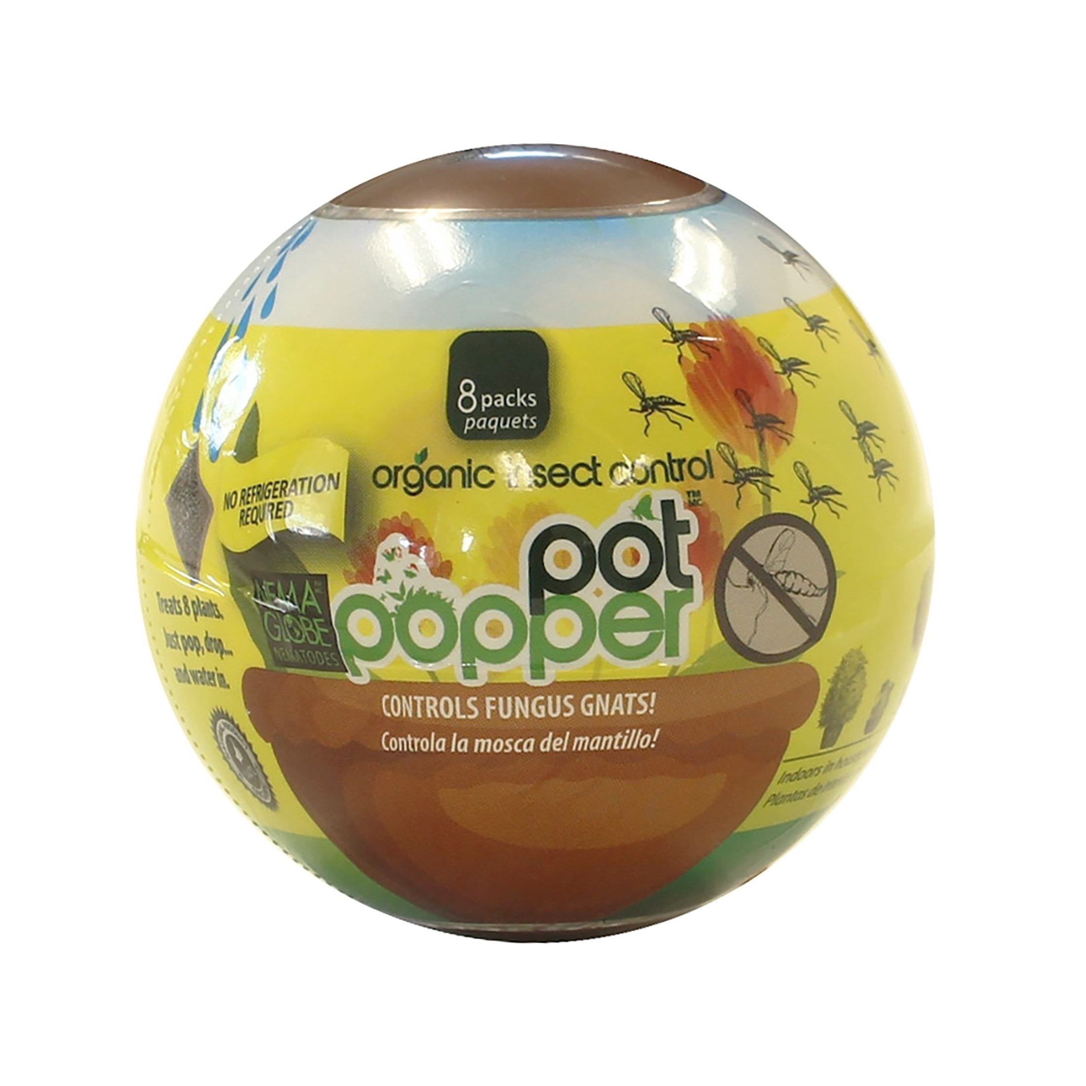 Nema Globe Pot Popper 50x1 million Nematodes (Sf)Fungus Gnat and Thrip  Control : : Patio, Lawn & Garden