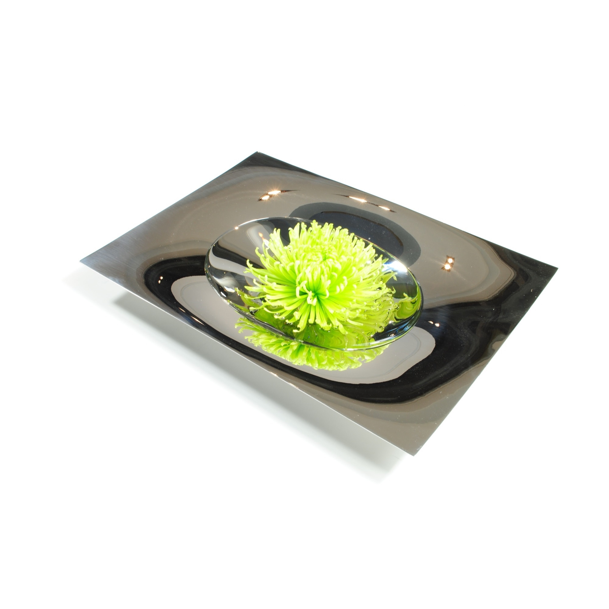 XXD Decorative Polished Stainless Steel Floating Bowl Table Centerpiece