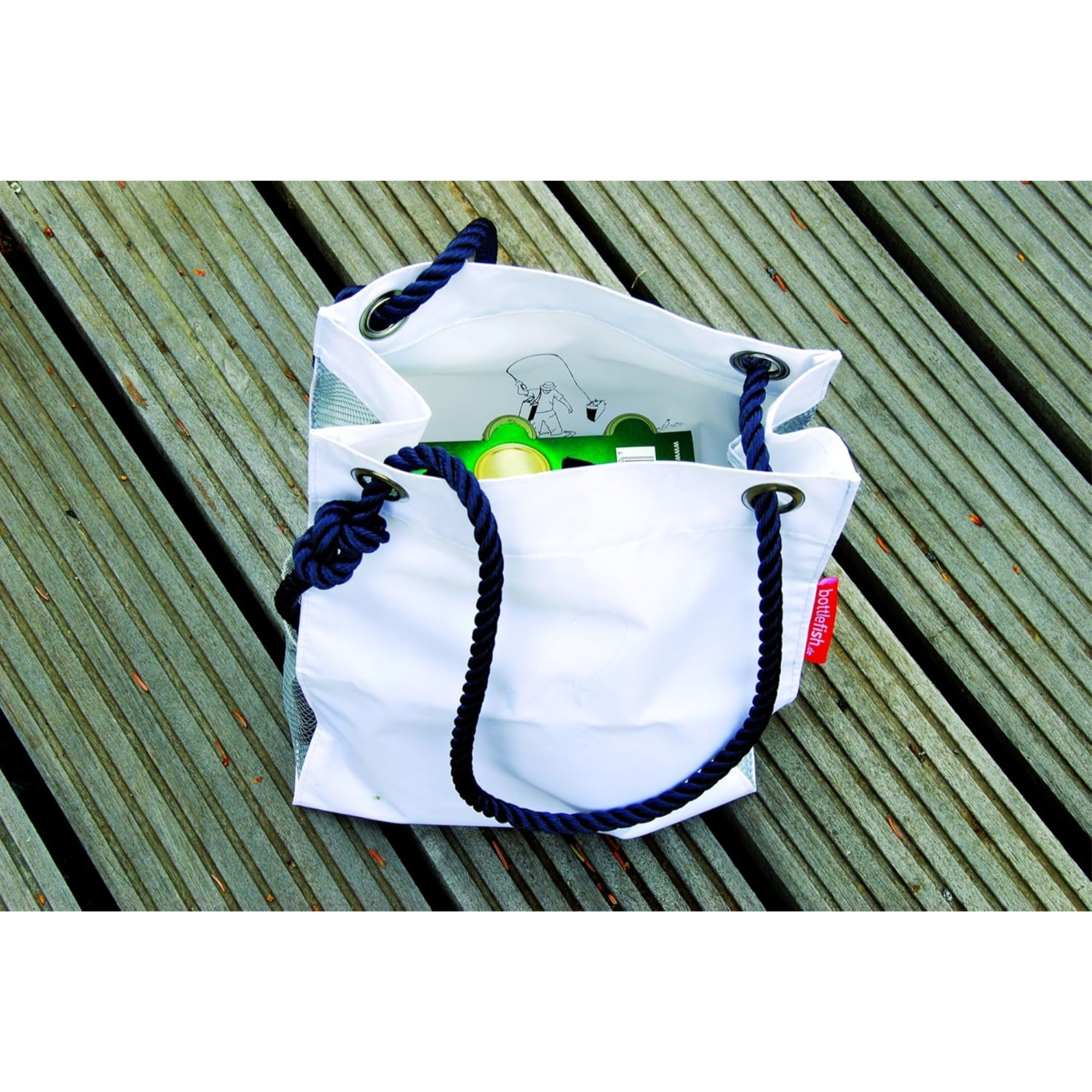 XXD Bottlefish White Submersible Bag – Keeps Beverages Cold for Diving/Swimming