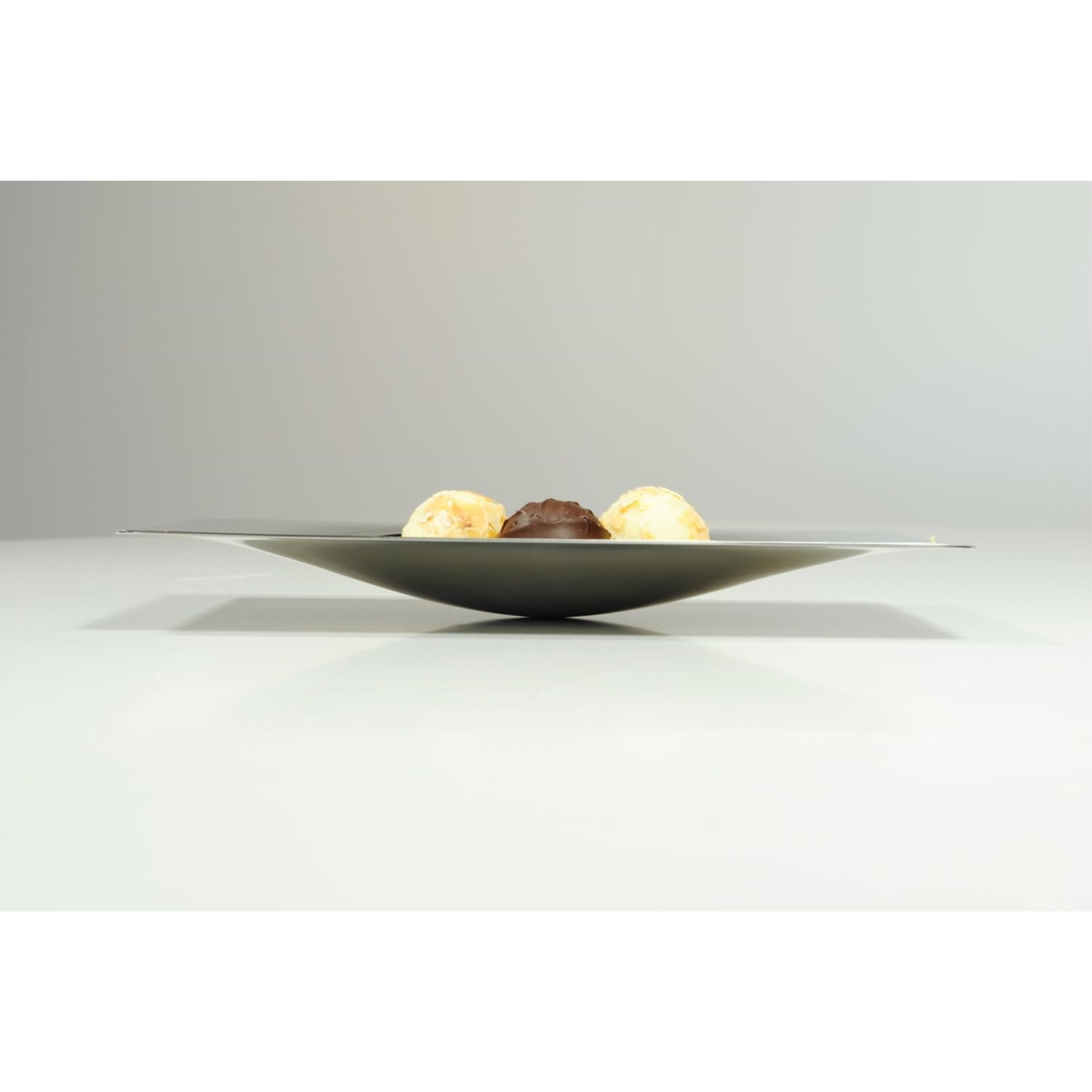XXD Decorative Polished Stainless Steel Floating Bowl Table Decoration, Set of 2
