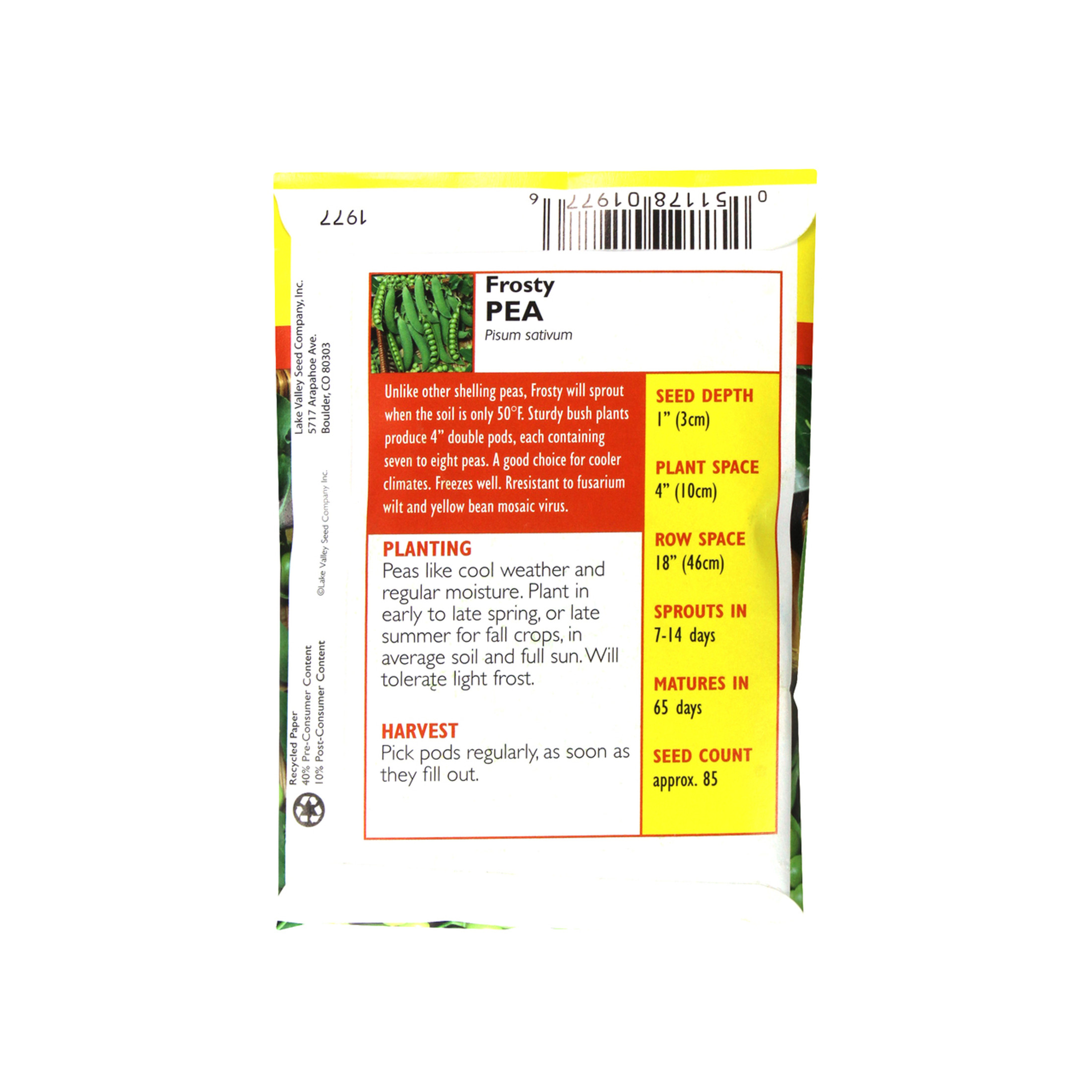 Lake Valley Pea Frosty