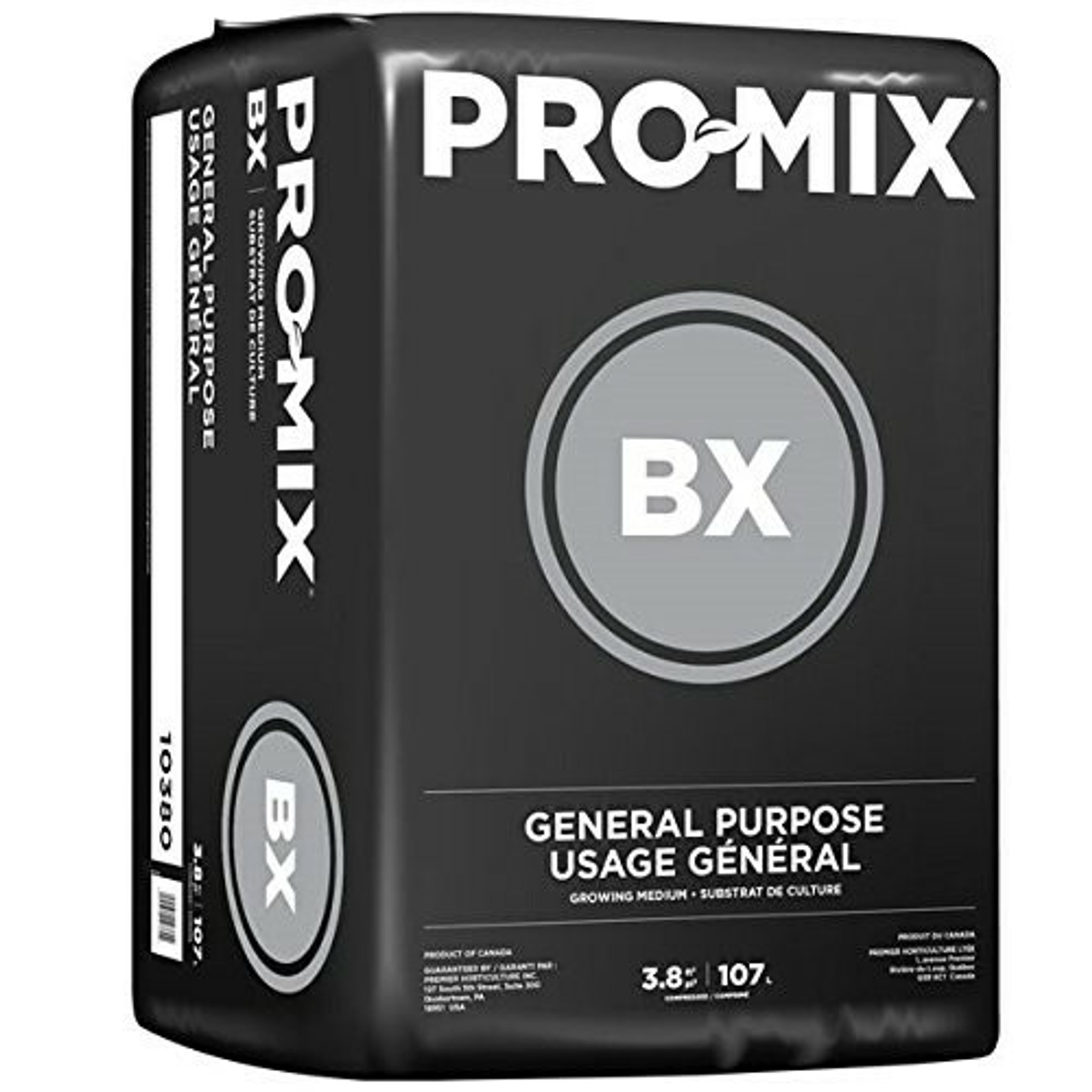 Premier Horticulture Pro-Mix BX General Purpose Grower Mix,Compressed Bale, 3.8CF Premier Horticulture Pro-Mix BX General Purpose Grower Mix,Compressed Bale, 3.8CF