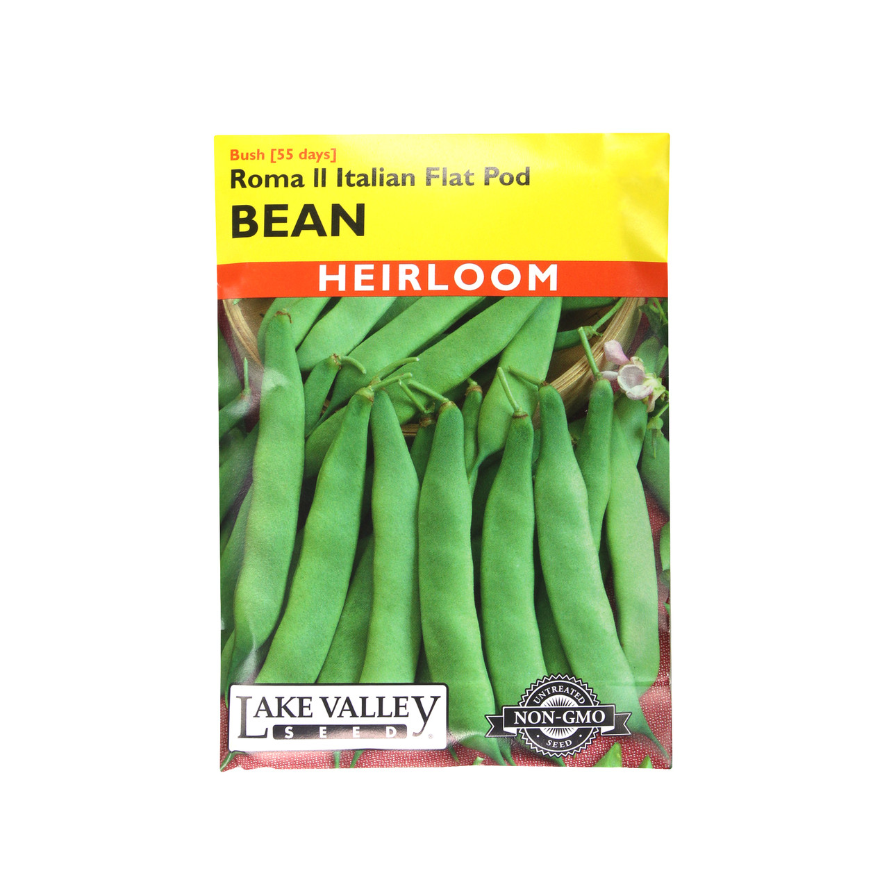 Lake Valley Seed Roma II Italian Flat Pod Bean Bush Vegetable