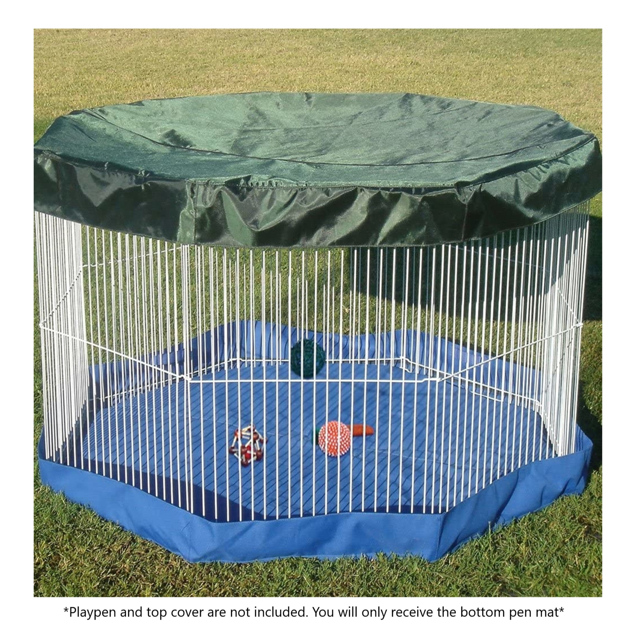 Ware Universal Playpen Cover, Assorted Colors - Blue or Green Ware Universal Playpen Cover, Assorted Colors - Blue or Green