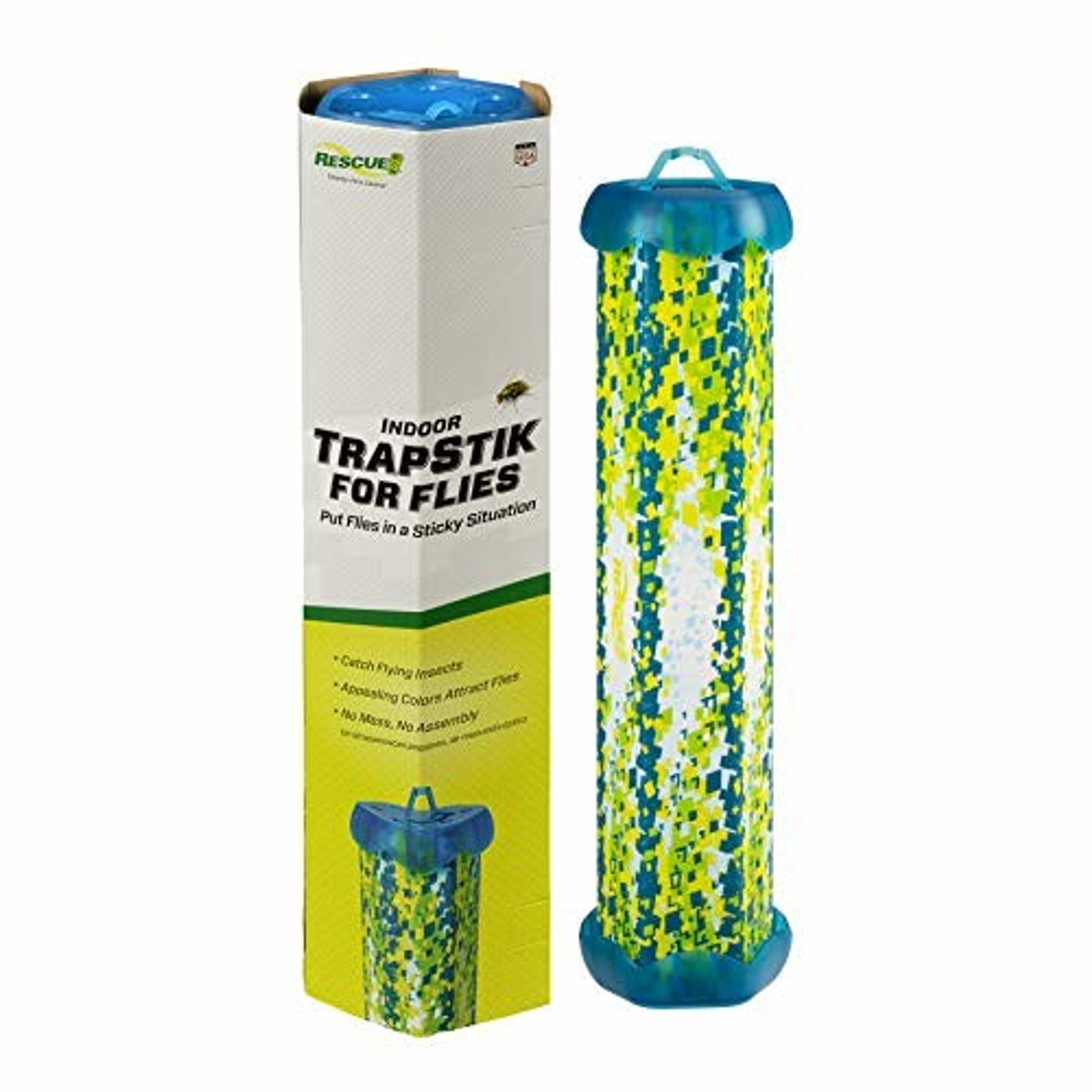 RESCUE Non-Toxic TrapStik for Flies, Indoor Hanging Fly Trap
