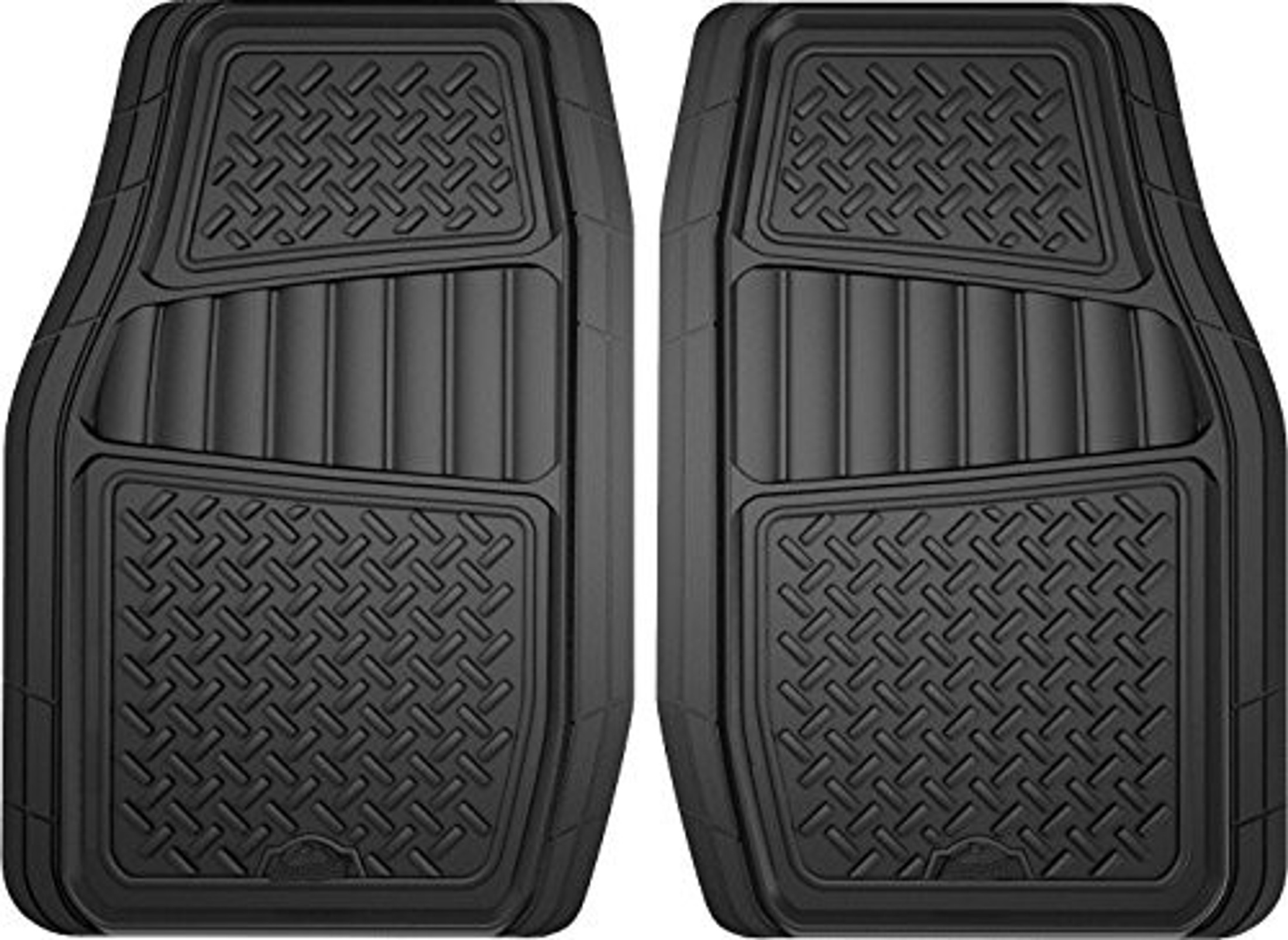 Armor All Custom Access 78830 2-Pce Black All Season Truck/SUV Rubber Floor Mat