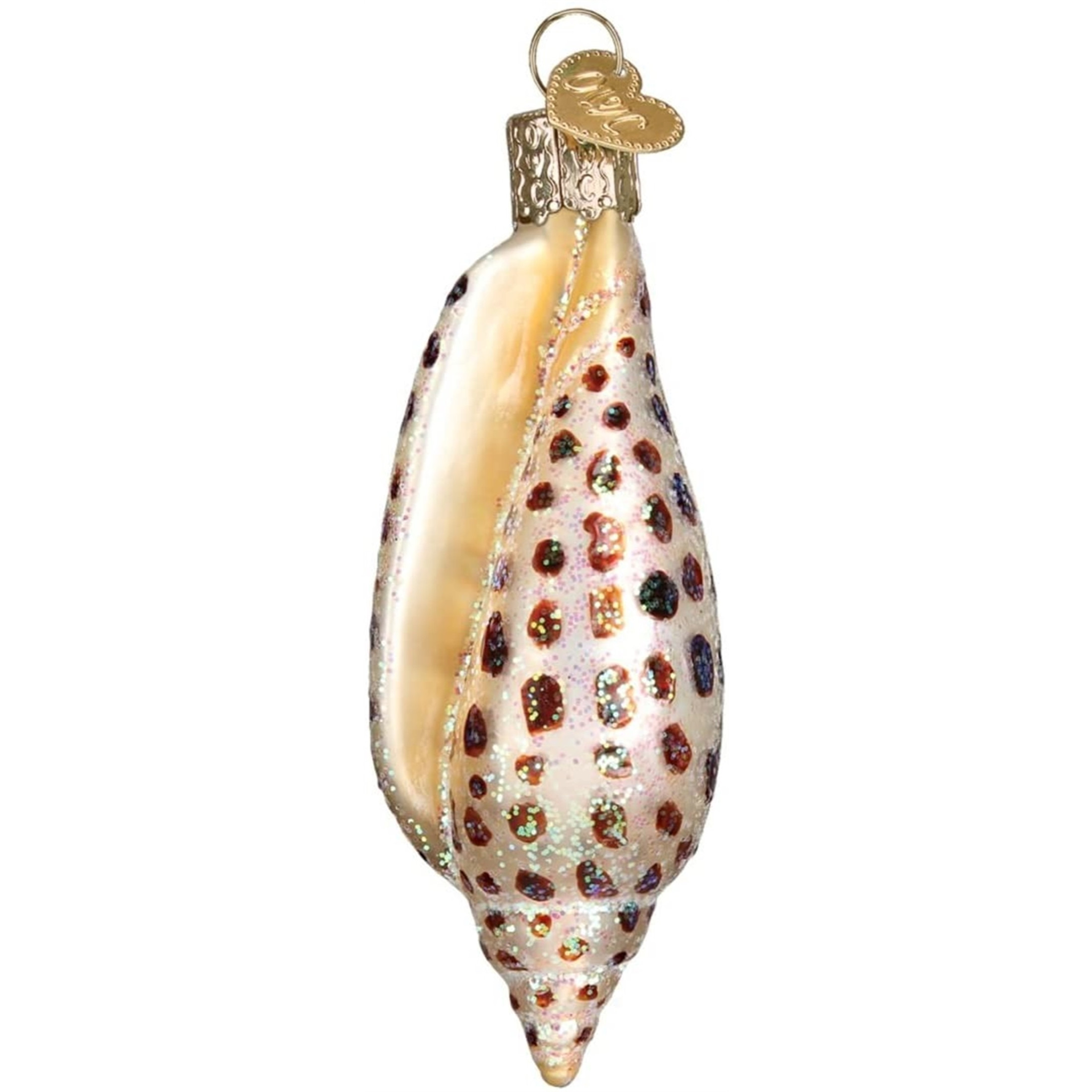 Old World Christmas Blown Glass Christmas Ornament, Junonia Shell