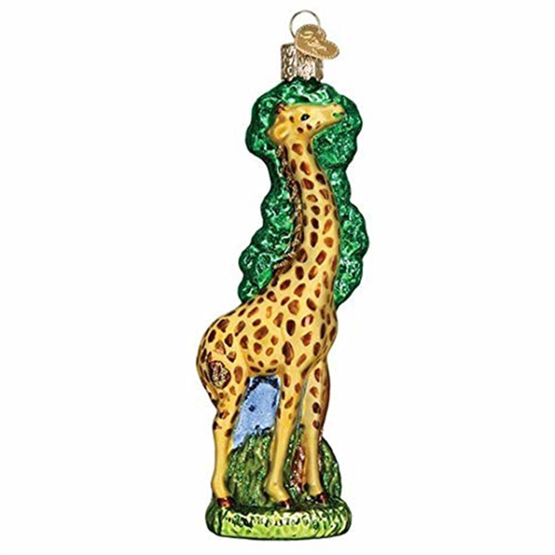 Old World Christmas Glass Blown Ornament, Giraffe (With OWC Gift Box)