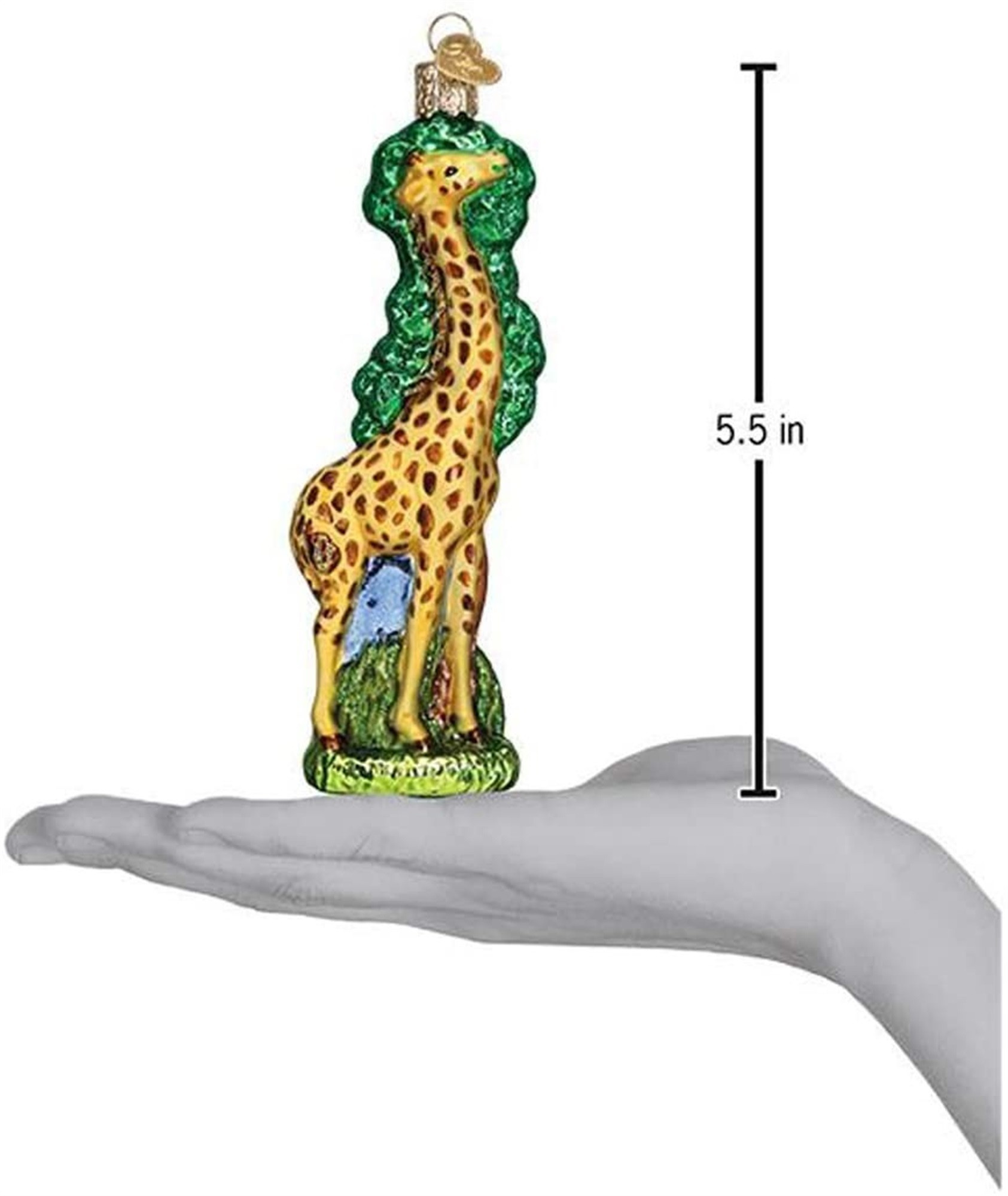 Old World Christmas Blown Glass Ornament for Christmas Tree, Giraffe