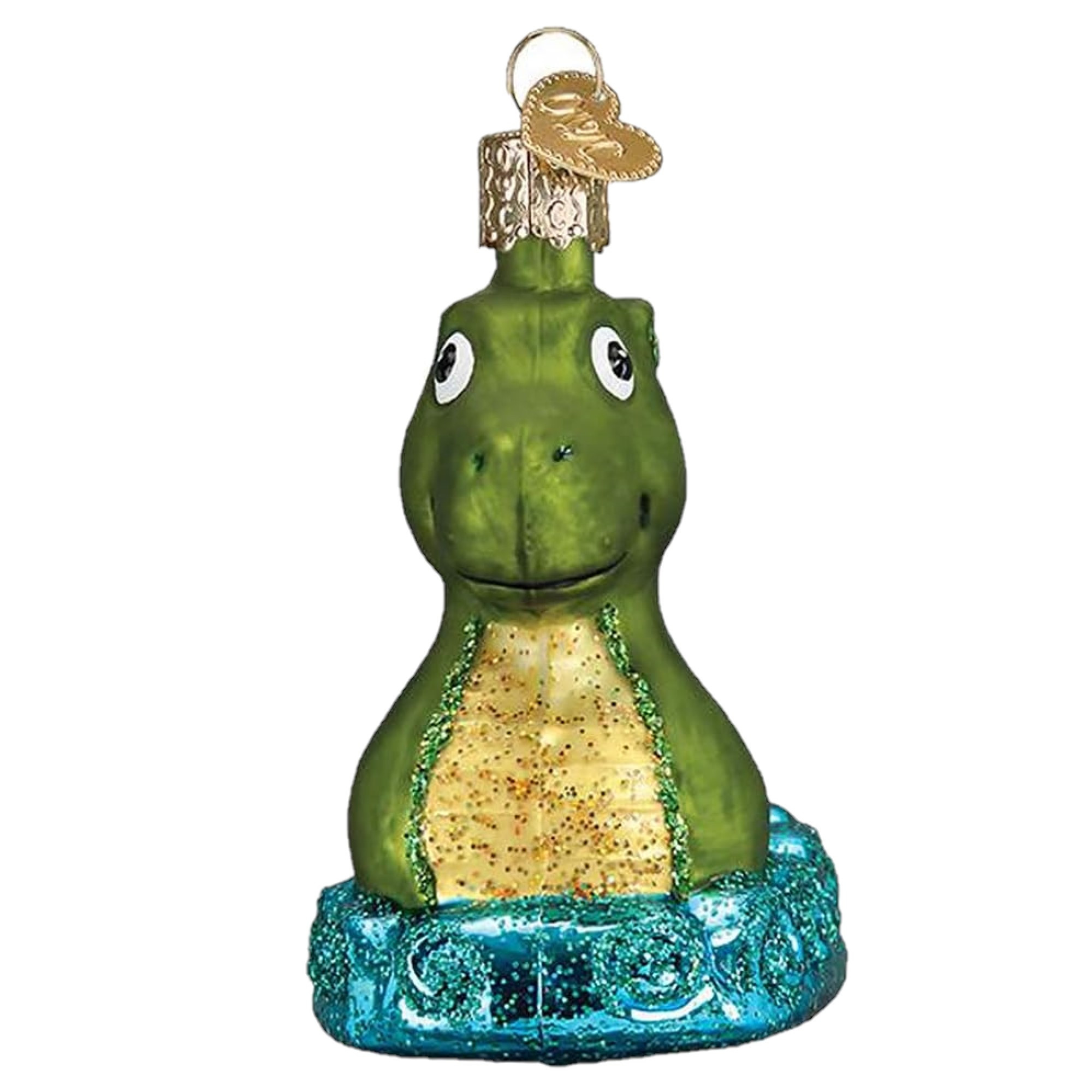 Old World Christmas Blown Glass Ornament for Christmas Tree, Loch Ness Monster