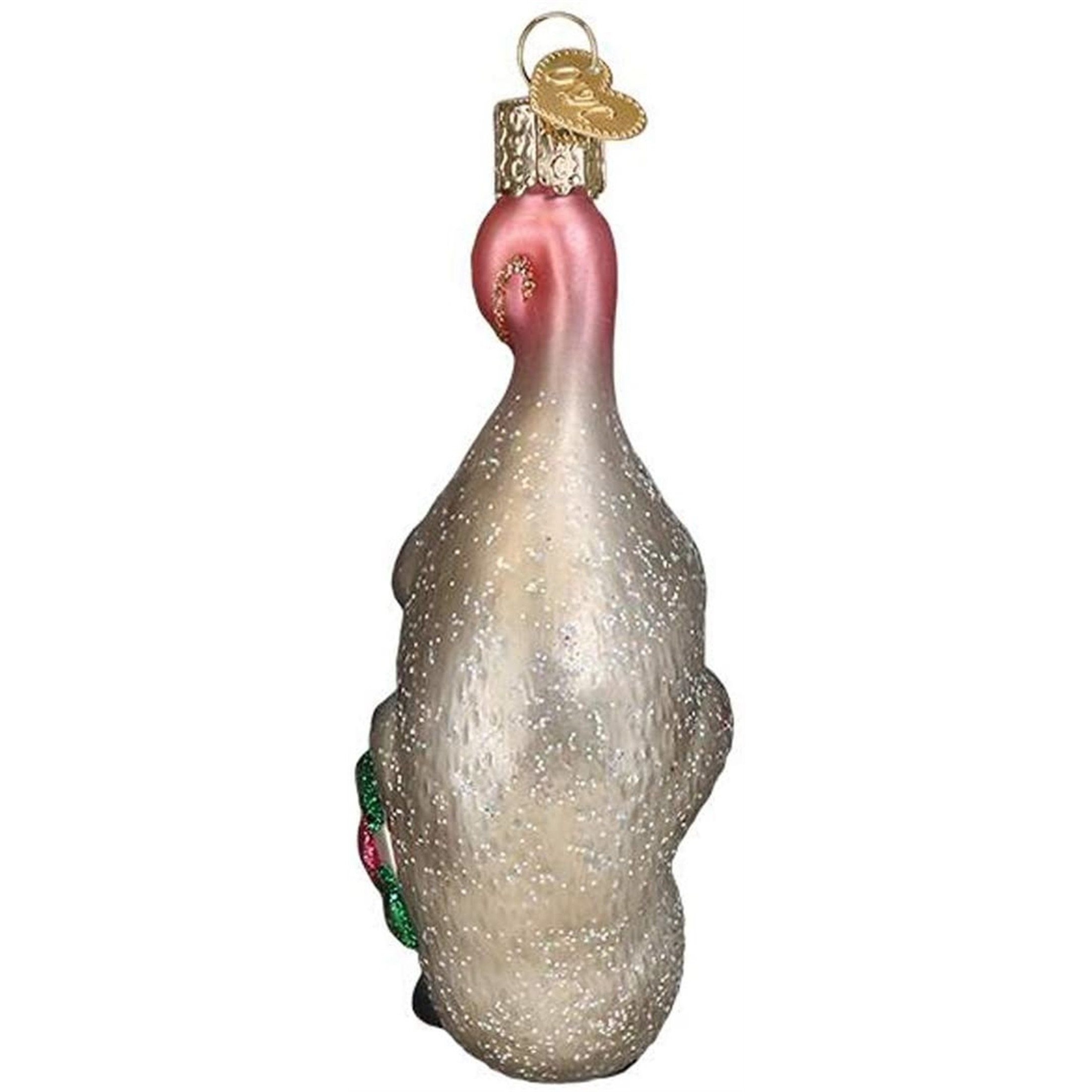Old World Christmas Glass Blown Christmas Ornament, Opossum (With OWC Gift Box)