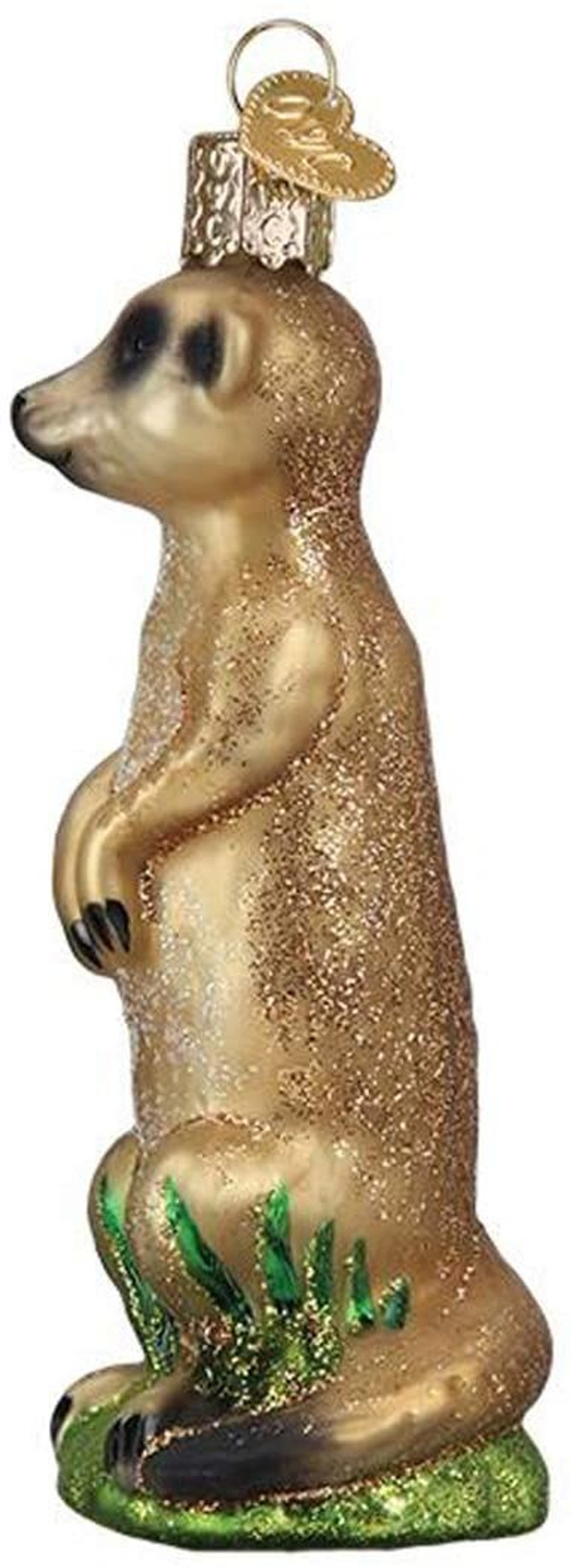 Old World Christmas Glass Blown Ornament, Meerkat (With OWC Gift Box)