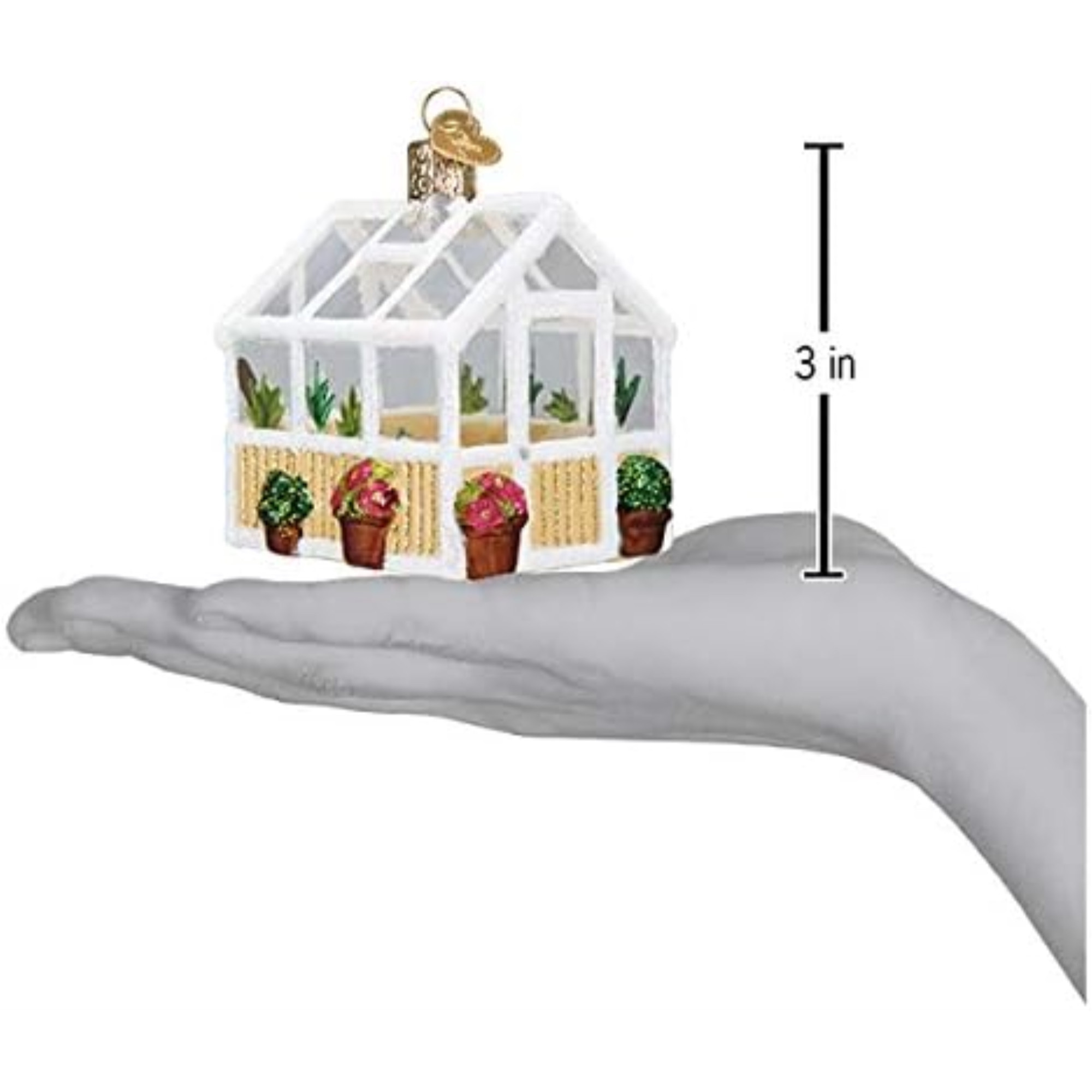 Old World Christmas Glass Blown Ornament for Christmas Tree, Greenhouse