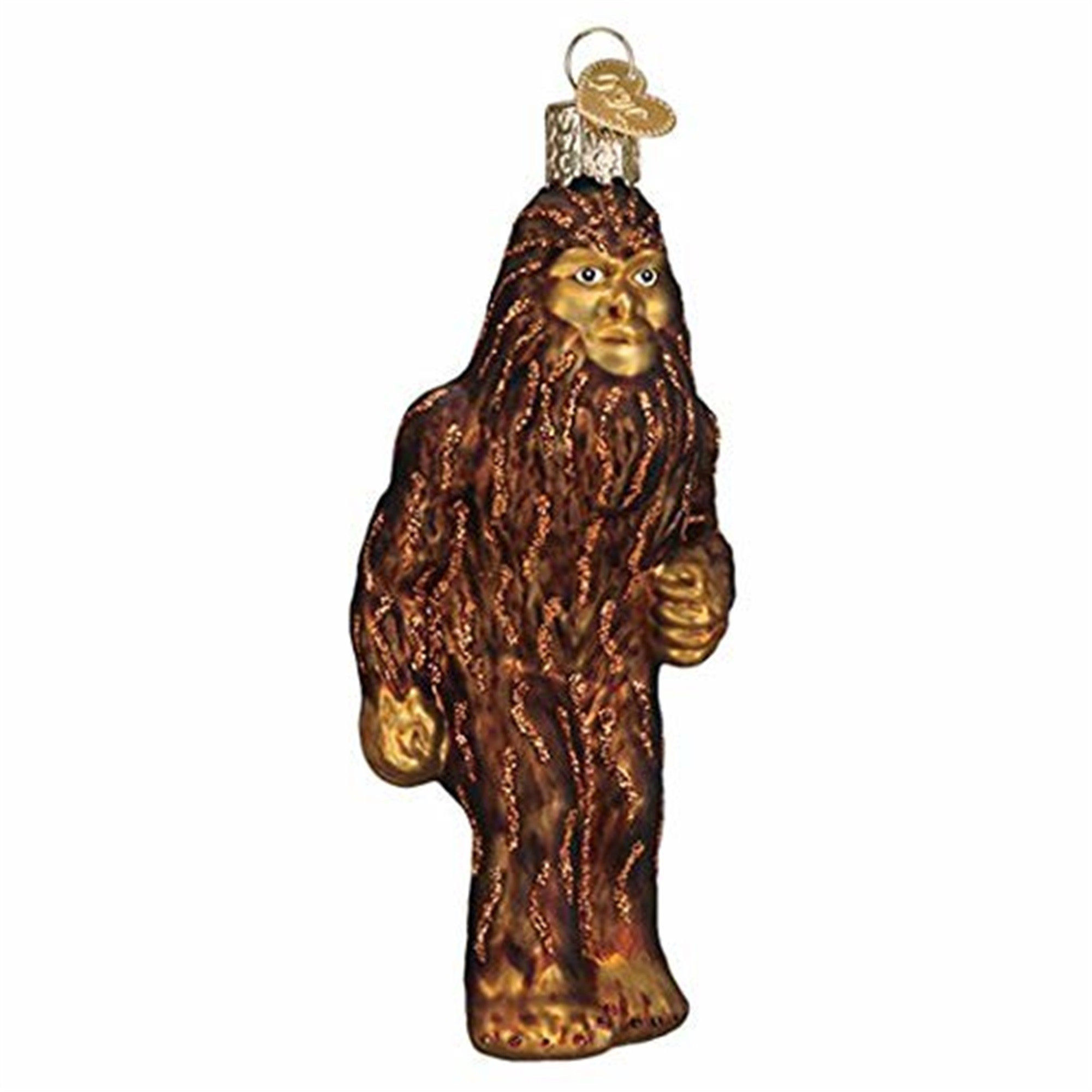 Old World Christmas Glass Blown Ornament for Christmas Tree, Sasquatch