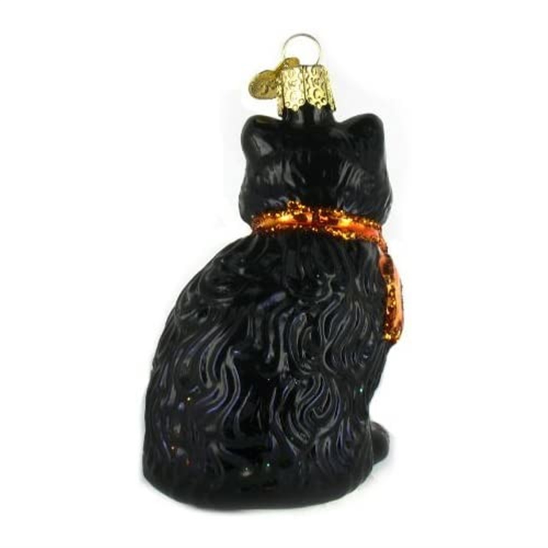 Old World Christmas Glass Blown Ornament for Tree, Halloween Kitty