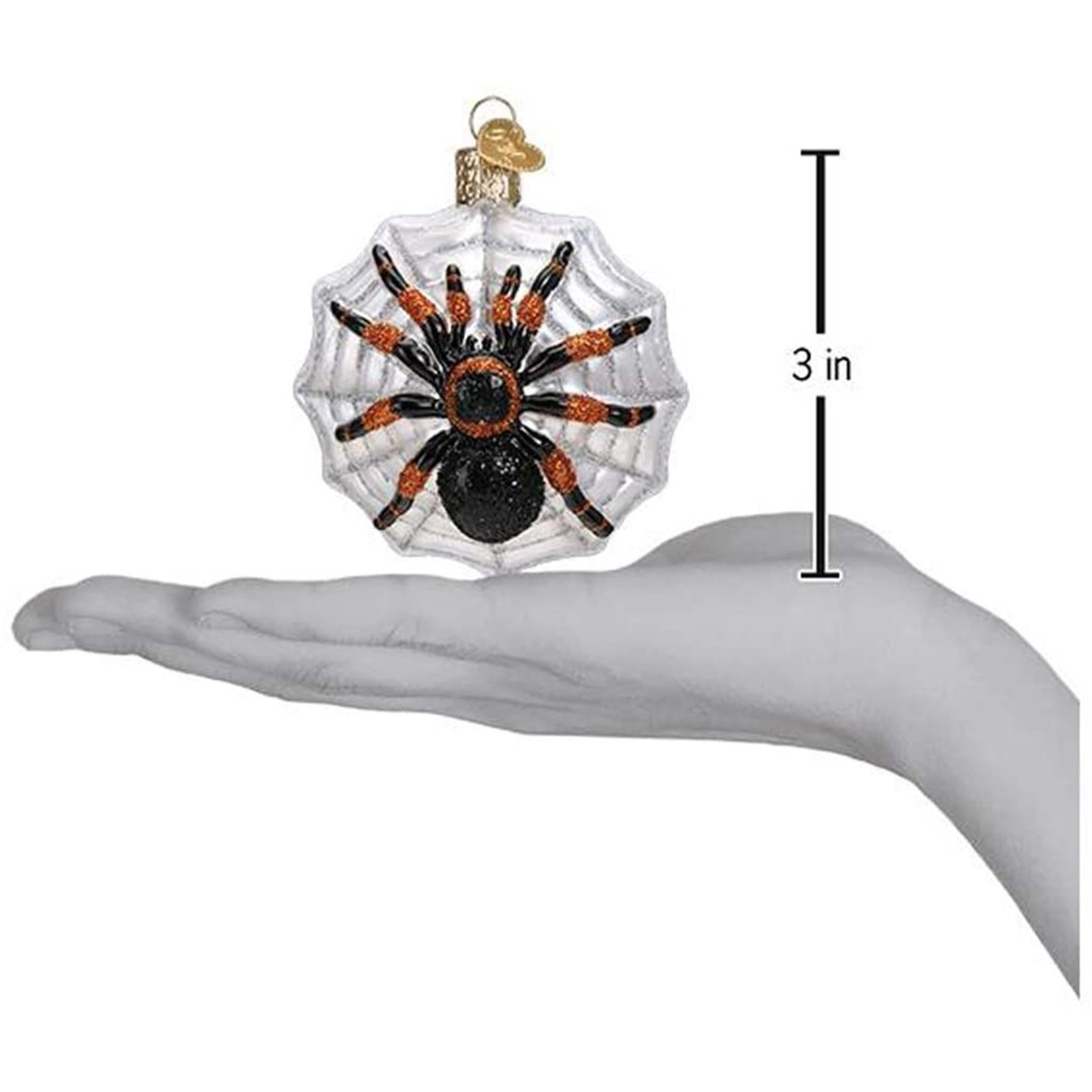 Old World Christmas Glass Blown Ornament for Tree, Tarantula