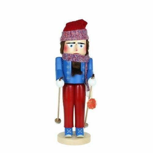 Steinbach (SN17-BN-2010) Big Skier Standing Nutcracker, 17"