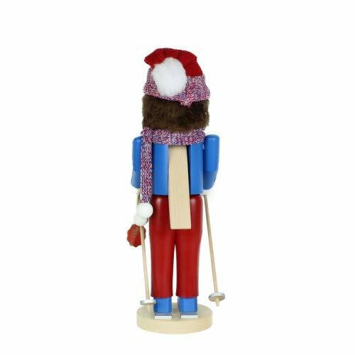 Steinbach (SN17-BN-2010) Big Skier Standing Nutcracker, 17"
