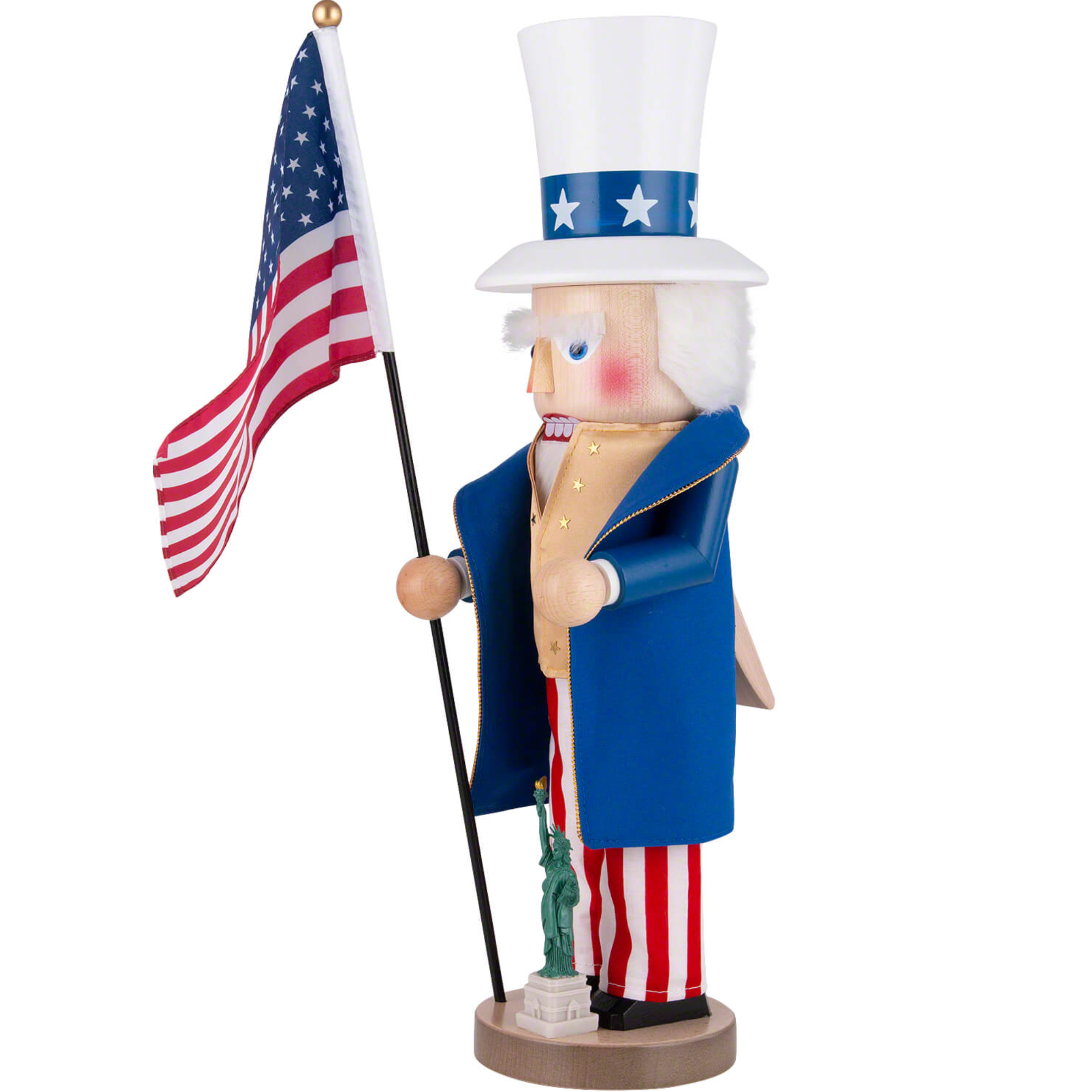 Steinbach Wooden Big Nutcracker Collection, Uncle Sam, 18.5"