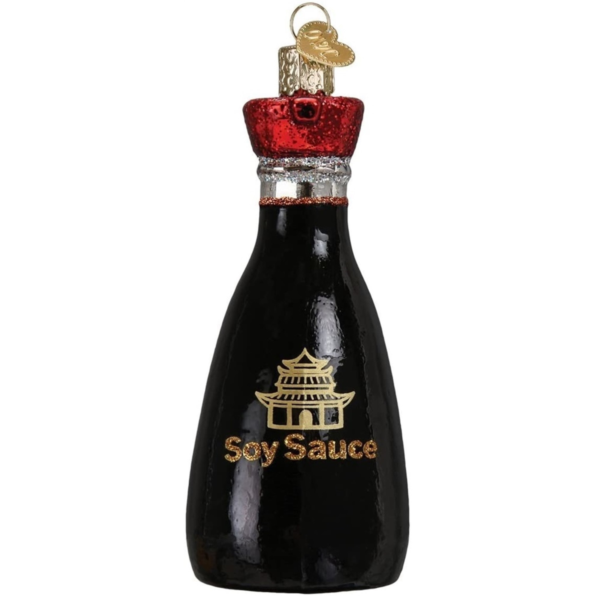Old World Christmas Glass Blown Ornament for Christmas Tree, Soy Sauce