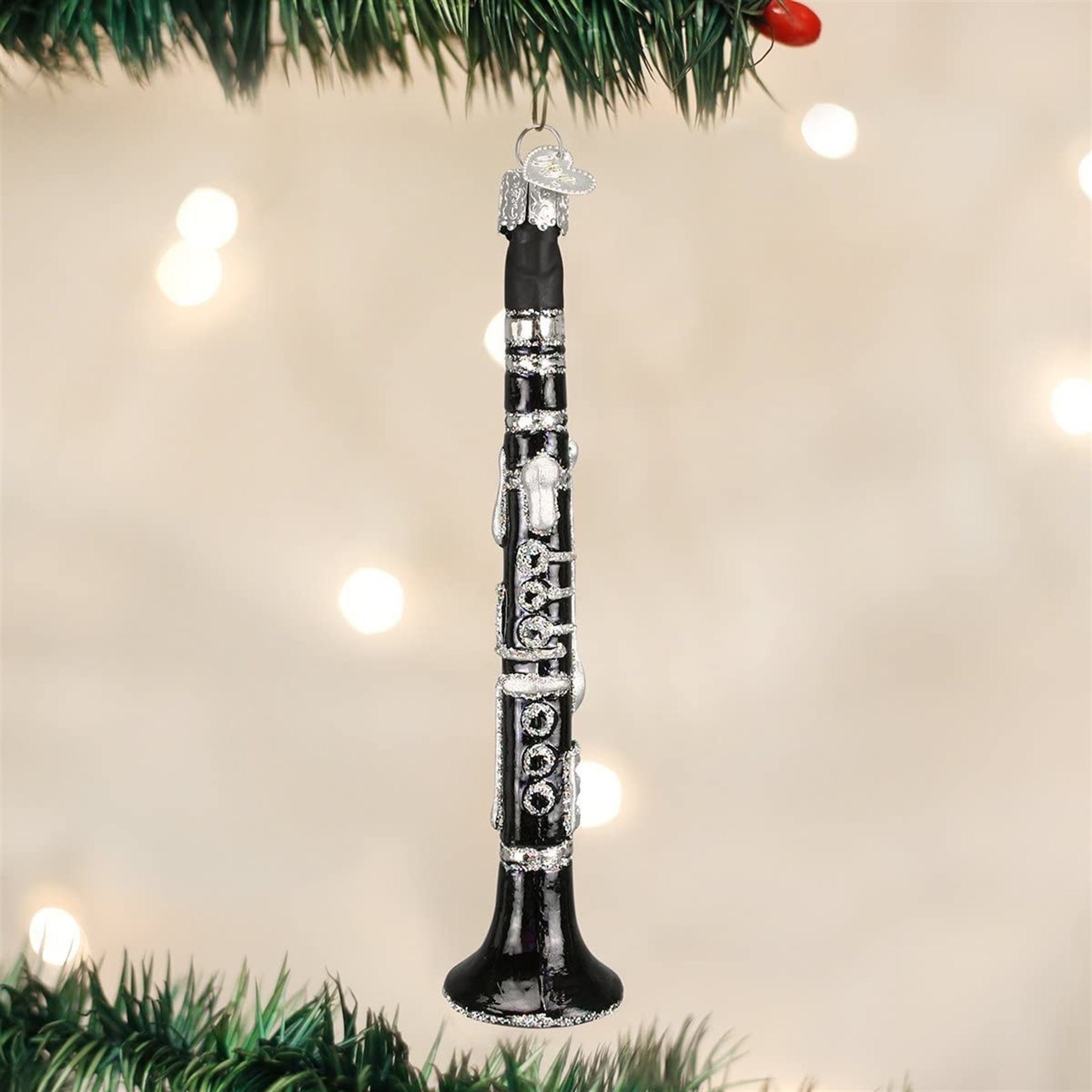 Old World Christmas Blown Glass Ornament for Christmas Tree, Clarinet