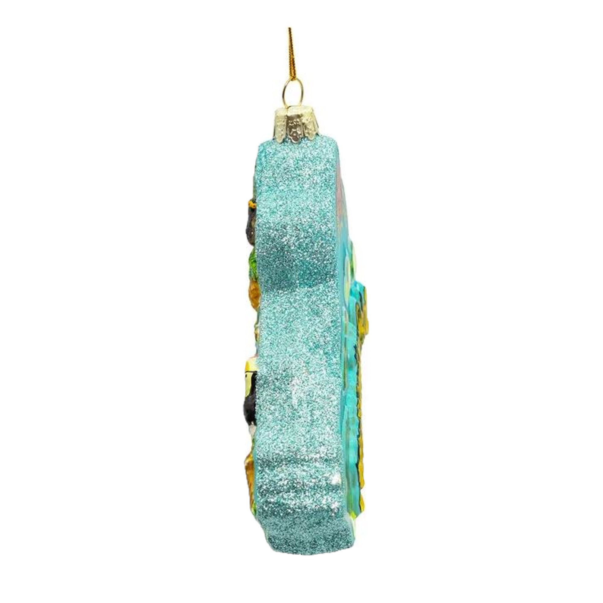 Kurt S. Adler #C7742 Hawaii Cityscape Glass Ornament, 5 Inch
