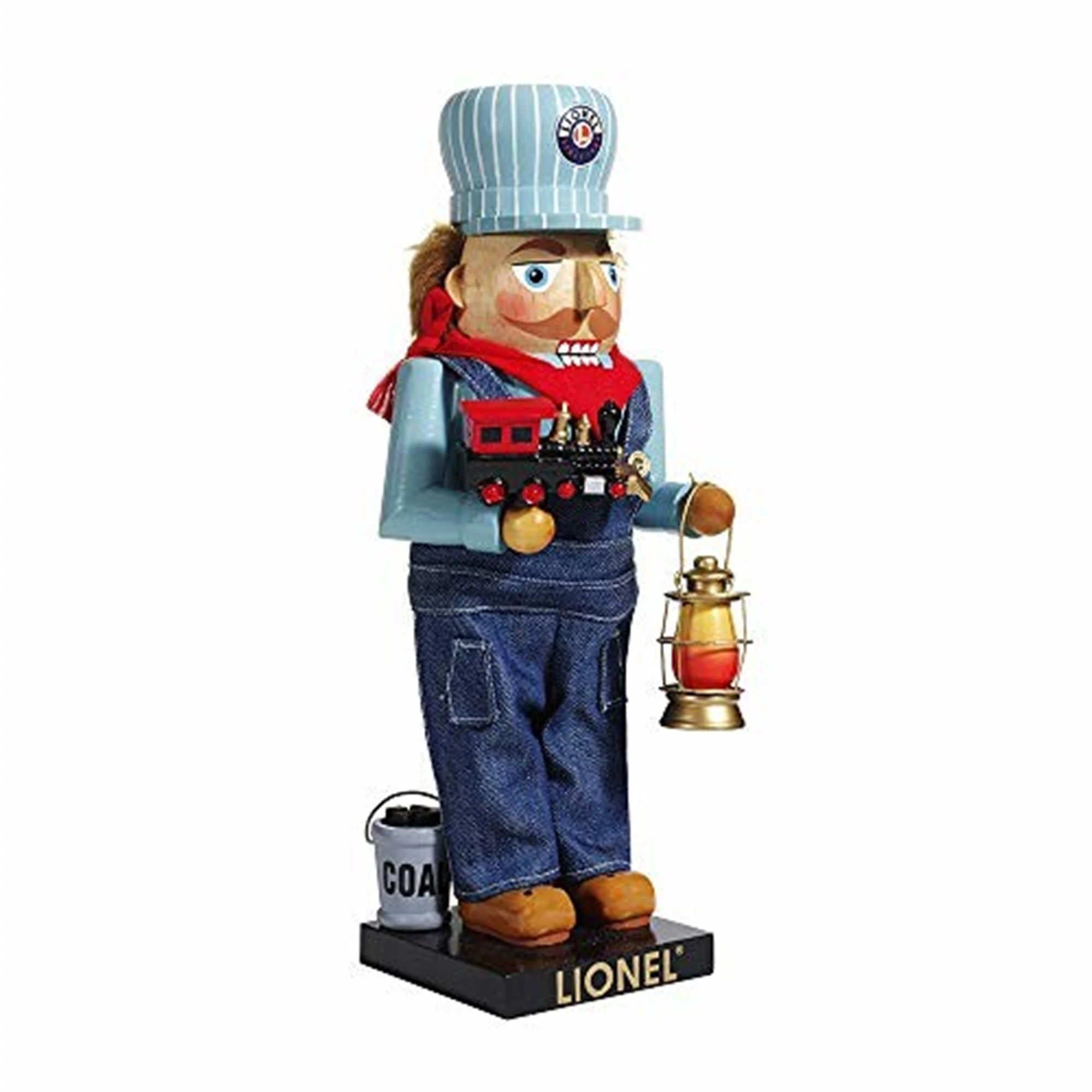 Kurt Adler Officially-licensed Lionel Conductor Nutcracker, 15"