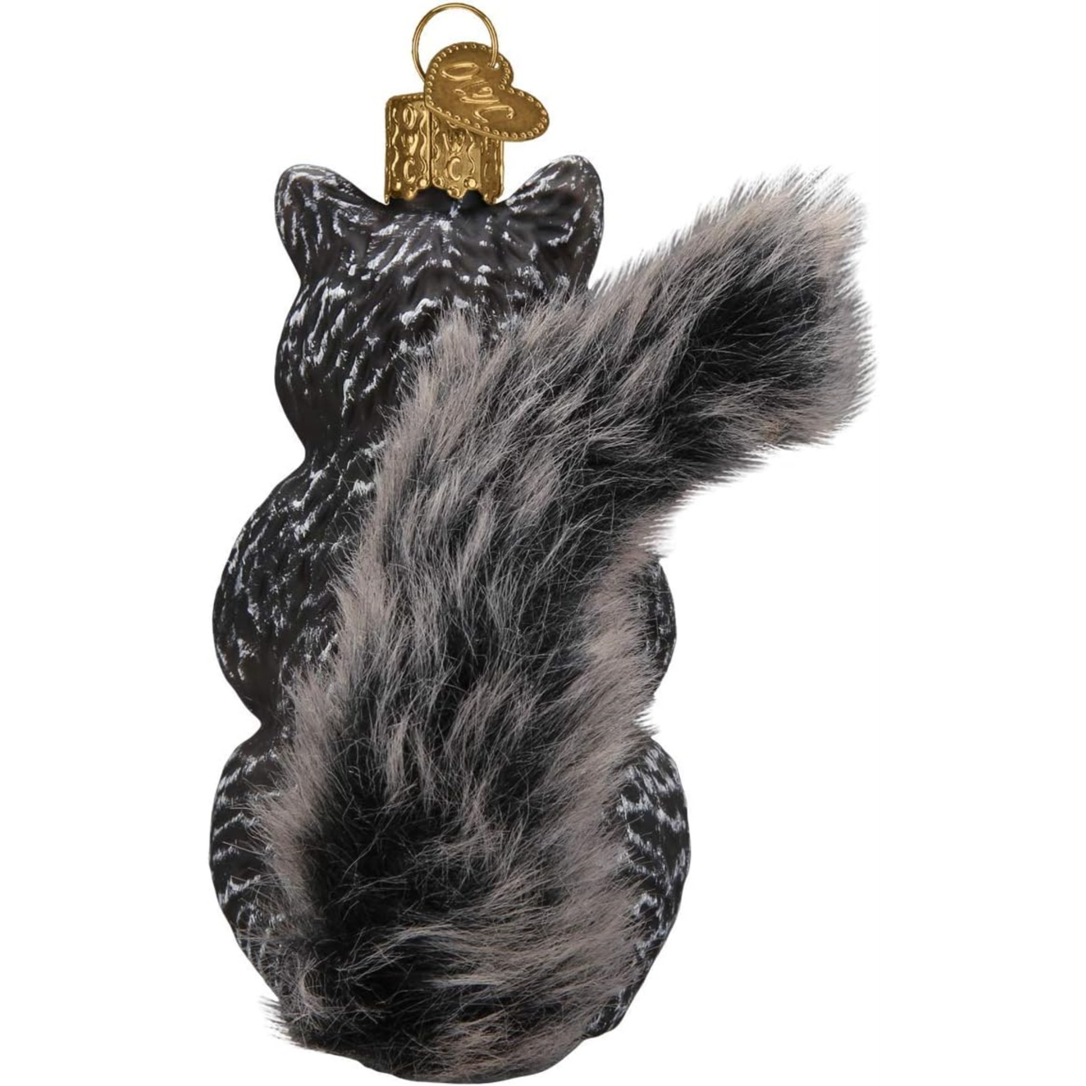 Old World Christmas Blown Glass Ornament for Christmas Tree, Vintage Woodland Collection, Raccoon