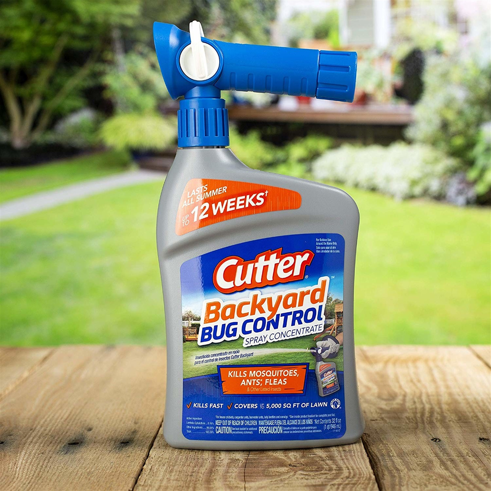 Cutter Backyard Bug Control Ready to Spray Concentrate, 5M Coverage, 32 fl oz