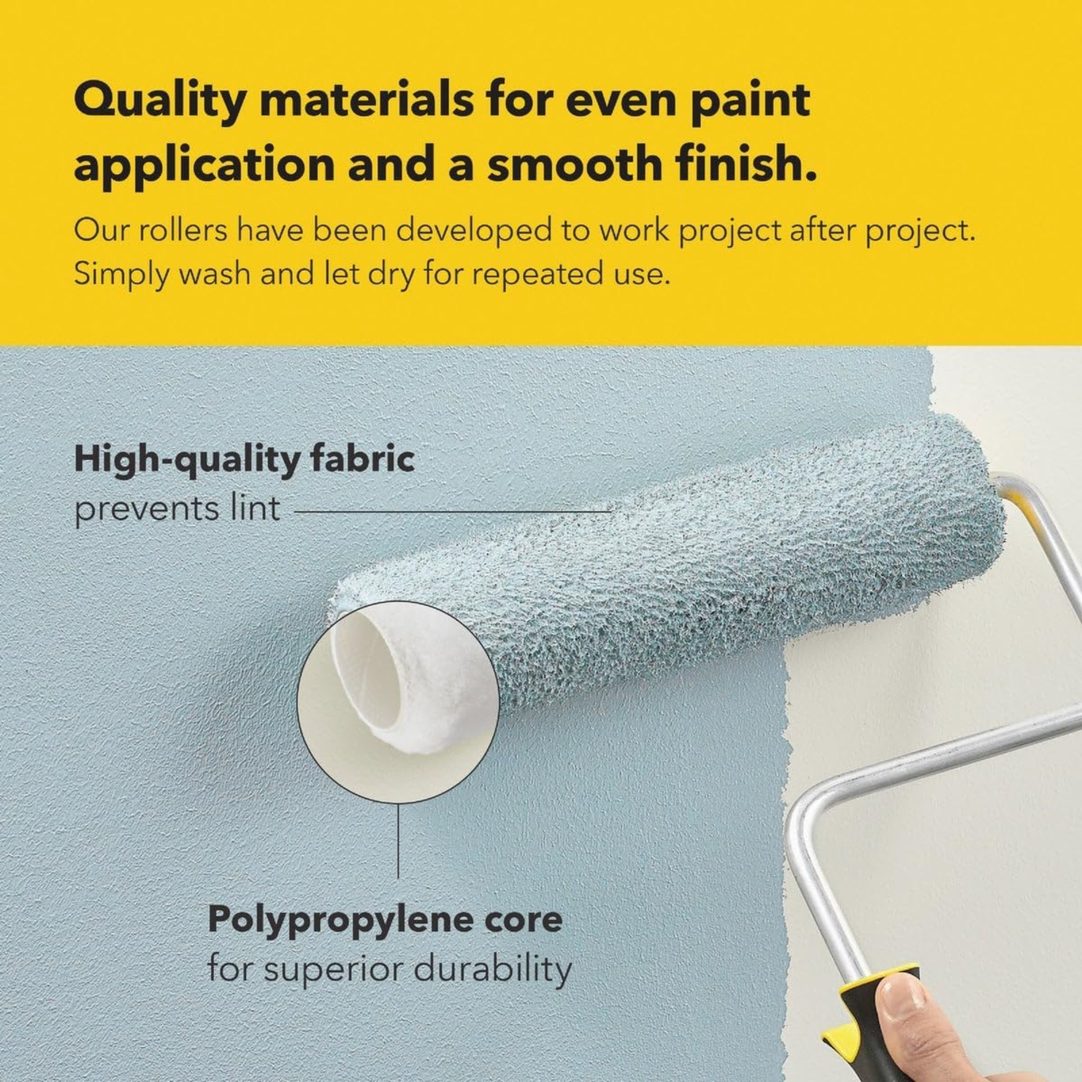 Purdy White Dove 9" x 3/8" Nap Woven Dralon Fabric Paint Roller Cover Purdy White Dove 9" x 3/8" Nap Woven Dralon Fabric Paint Roller Cover