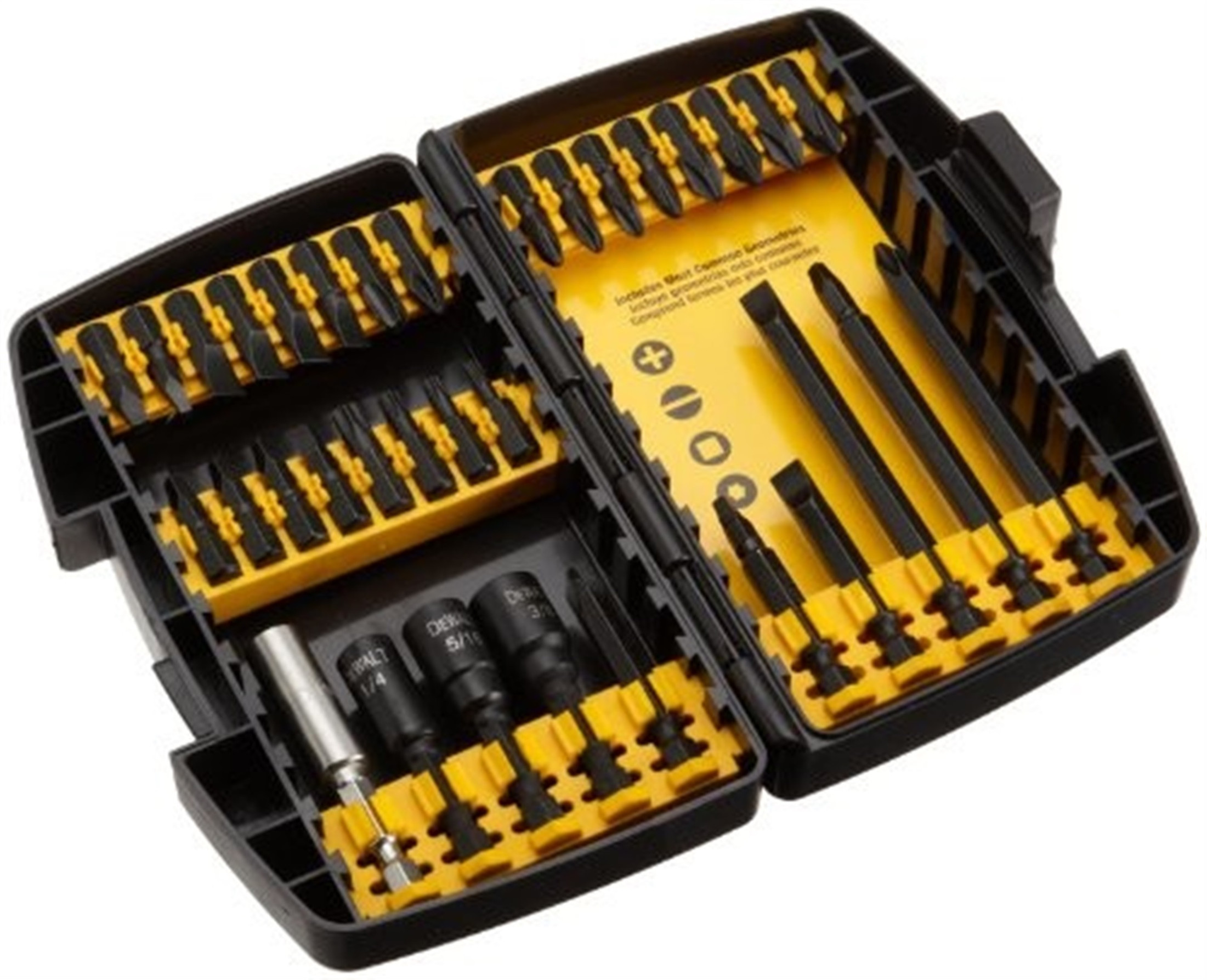 DEWALT Impact Driver Bit Set Drilling Driving 34 Piece Esbenshades